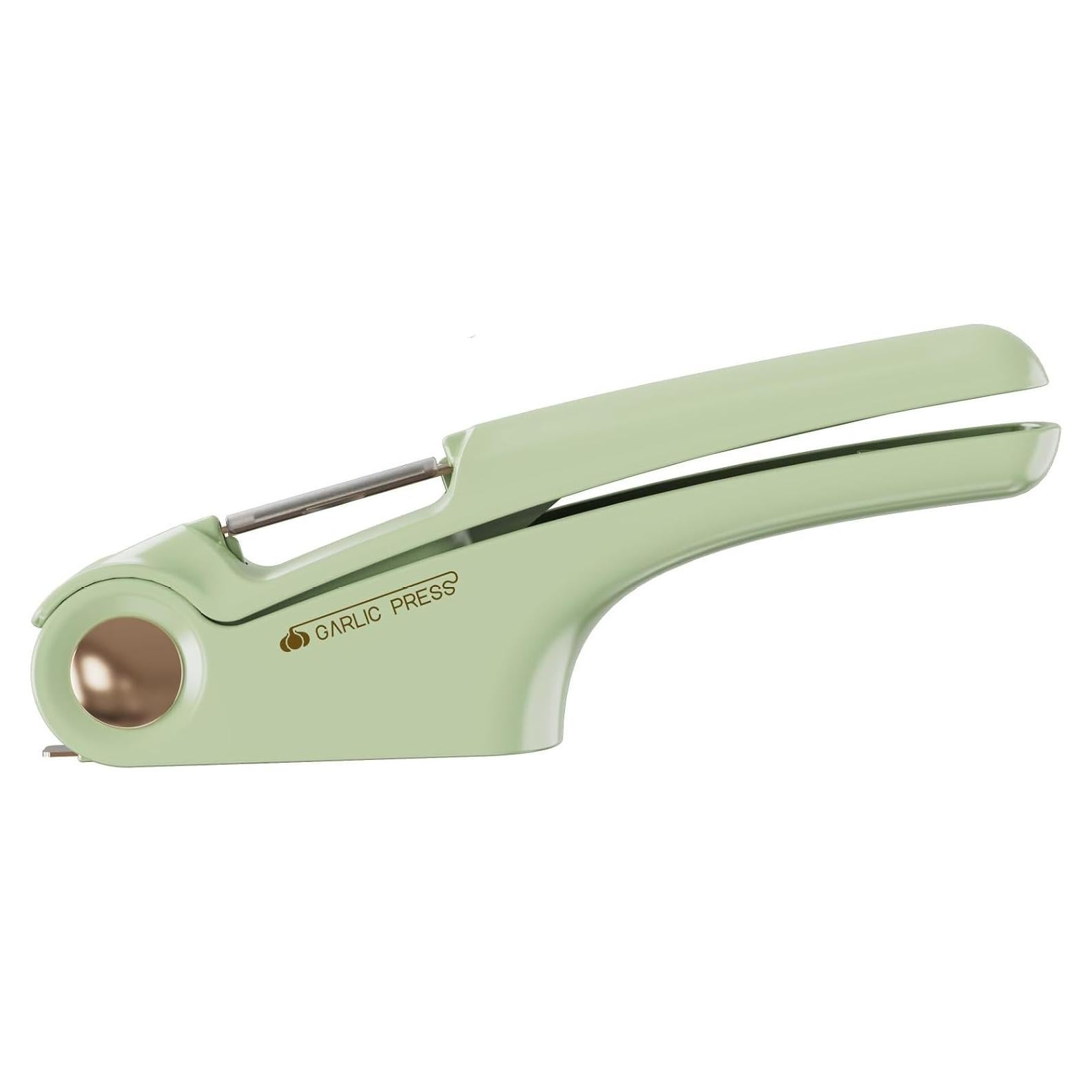 Prensa de Ajo 4 en 1 EAZHOP Verde - Trituradora y Peladora