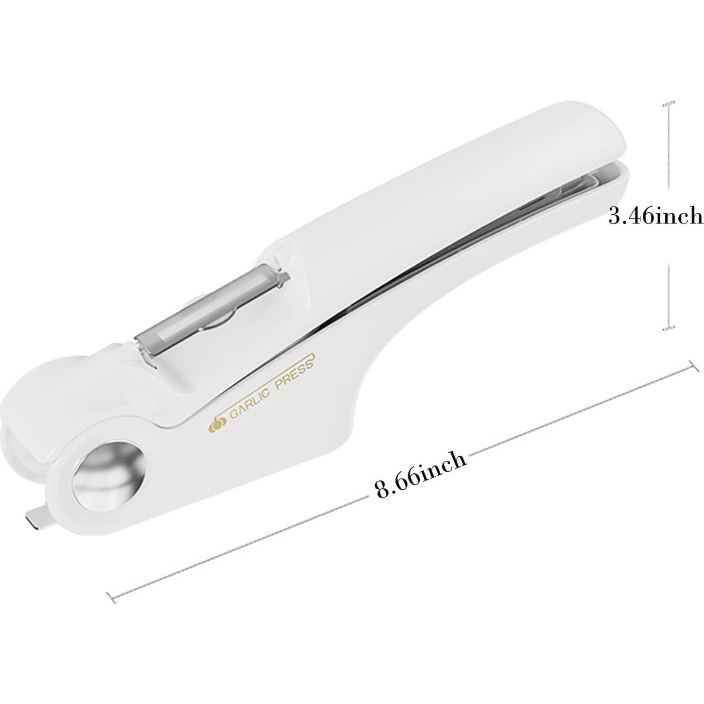 Prensa de Ajo 4 en 1 EAZHOP Verde - Trituradora y Peladora