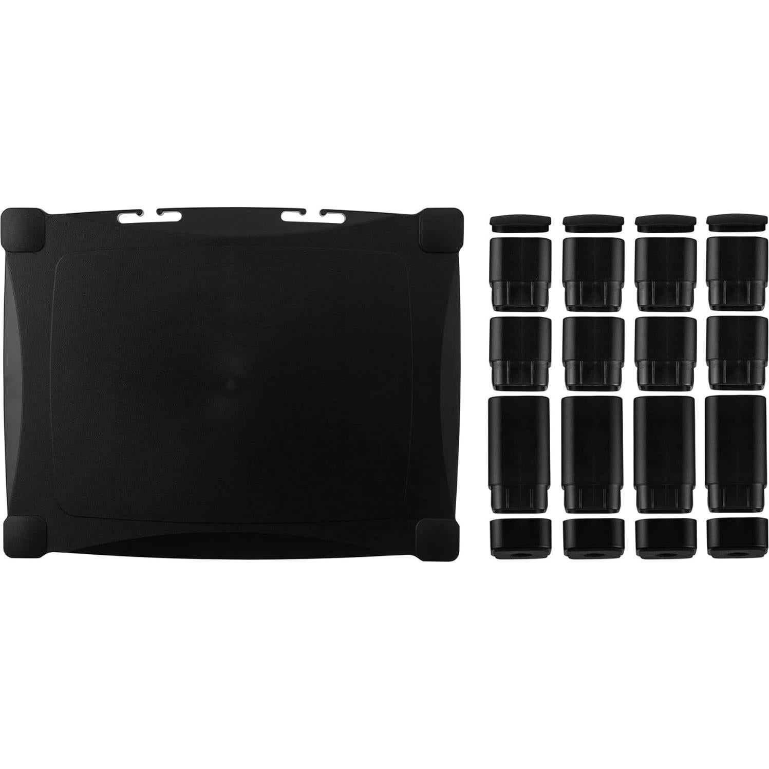 Soporte de Monitor Ajustable Kantek MS400, Negro, 1.4 kg