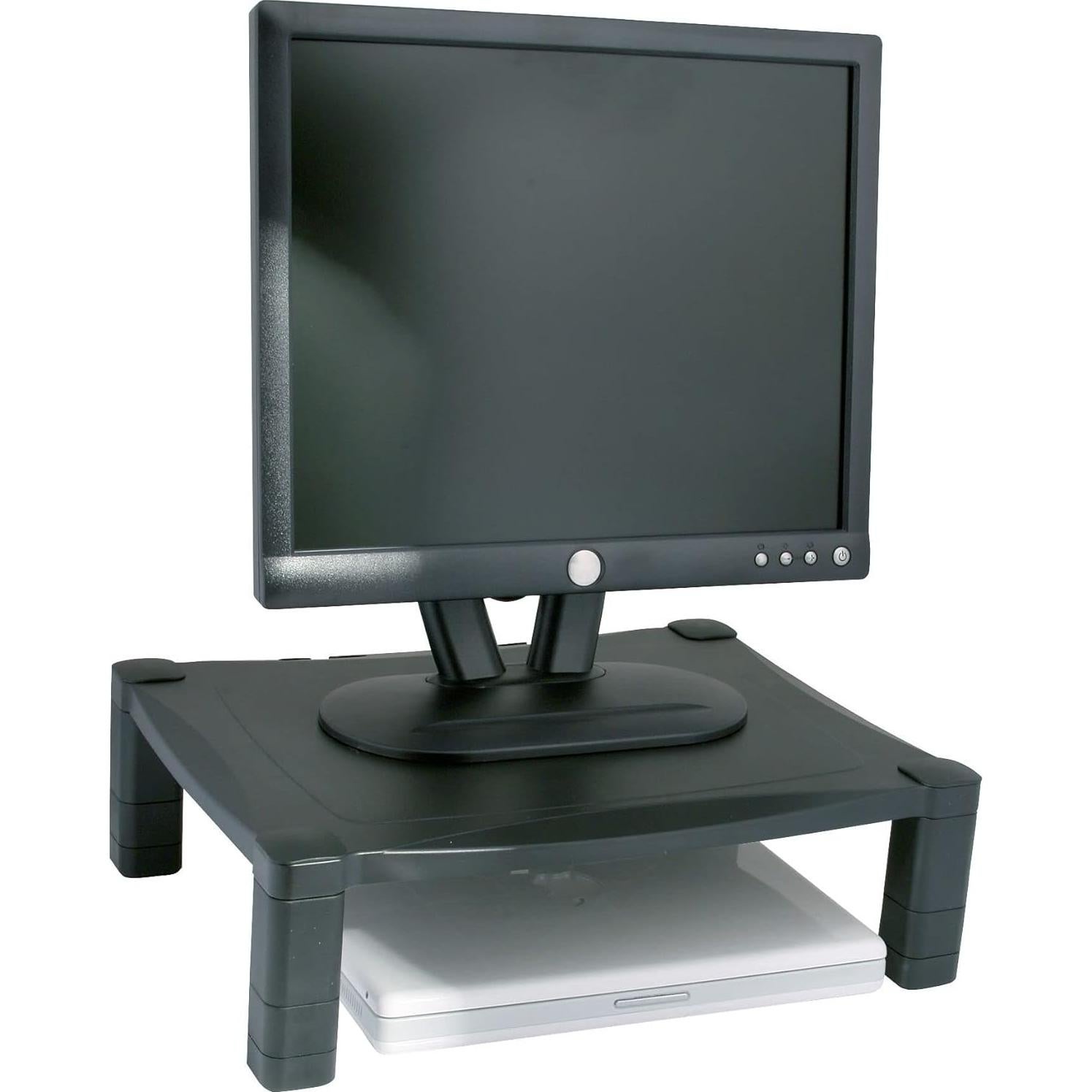 Soporte de Monitor Ajustable Kantek MS400, Negro, 1.4 kg
