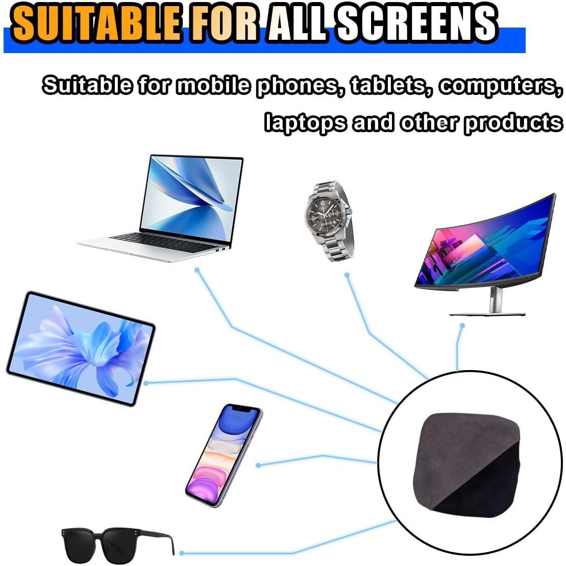 Paño Limpiador de Pantalla Táctil de Coche KITUREK 10.5x10.5cm