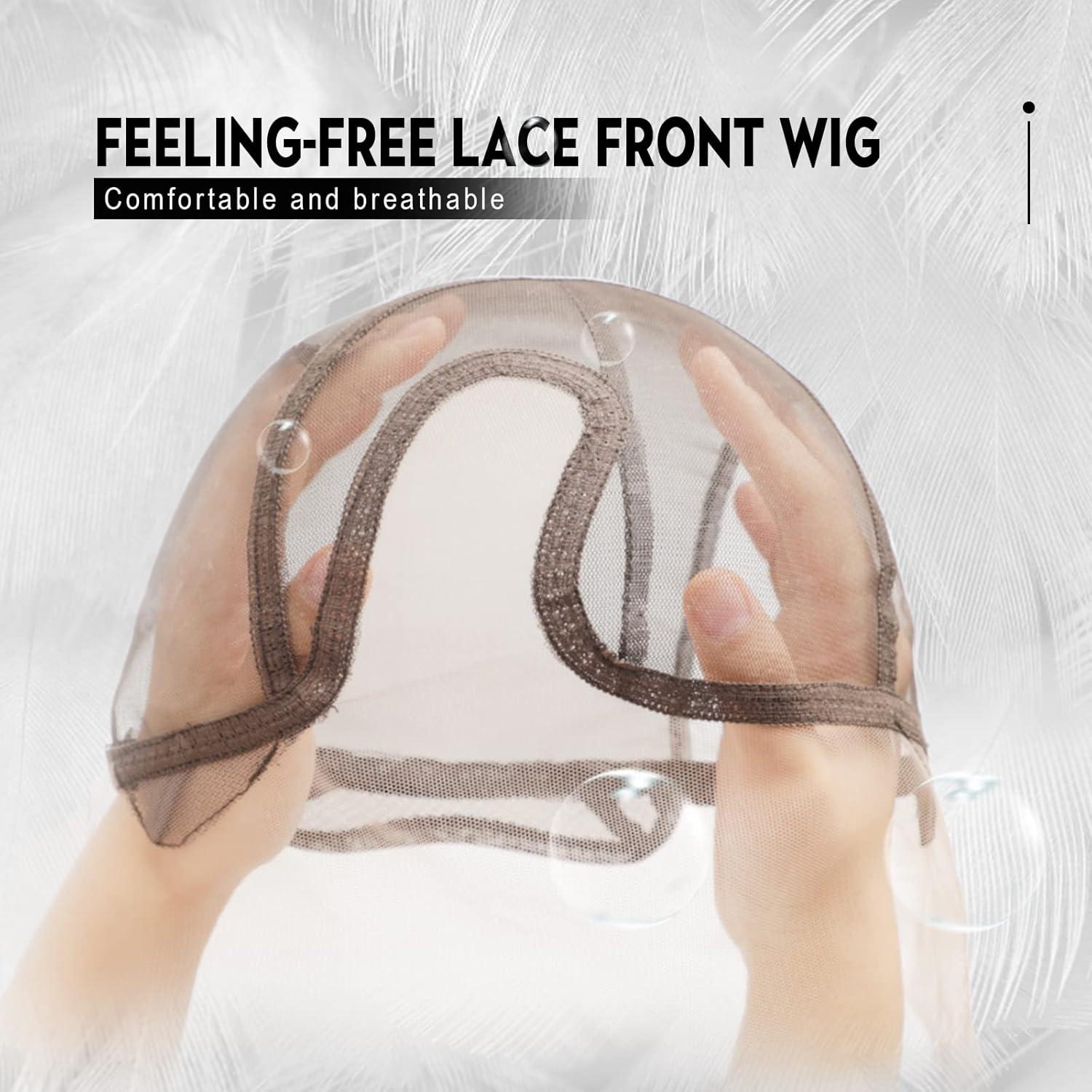 Peluca de Encaje Frontal EMMOR 100% Cabello Humano Ondas