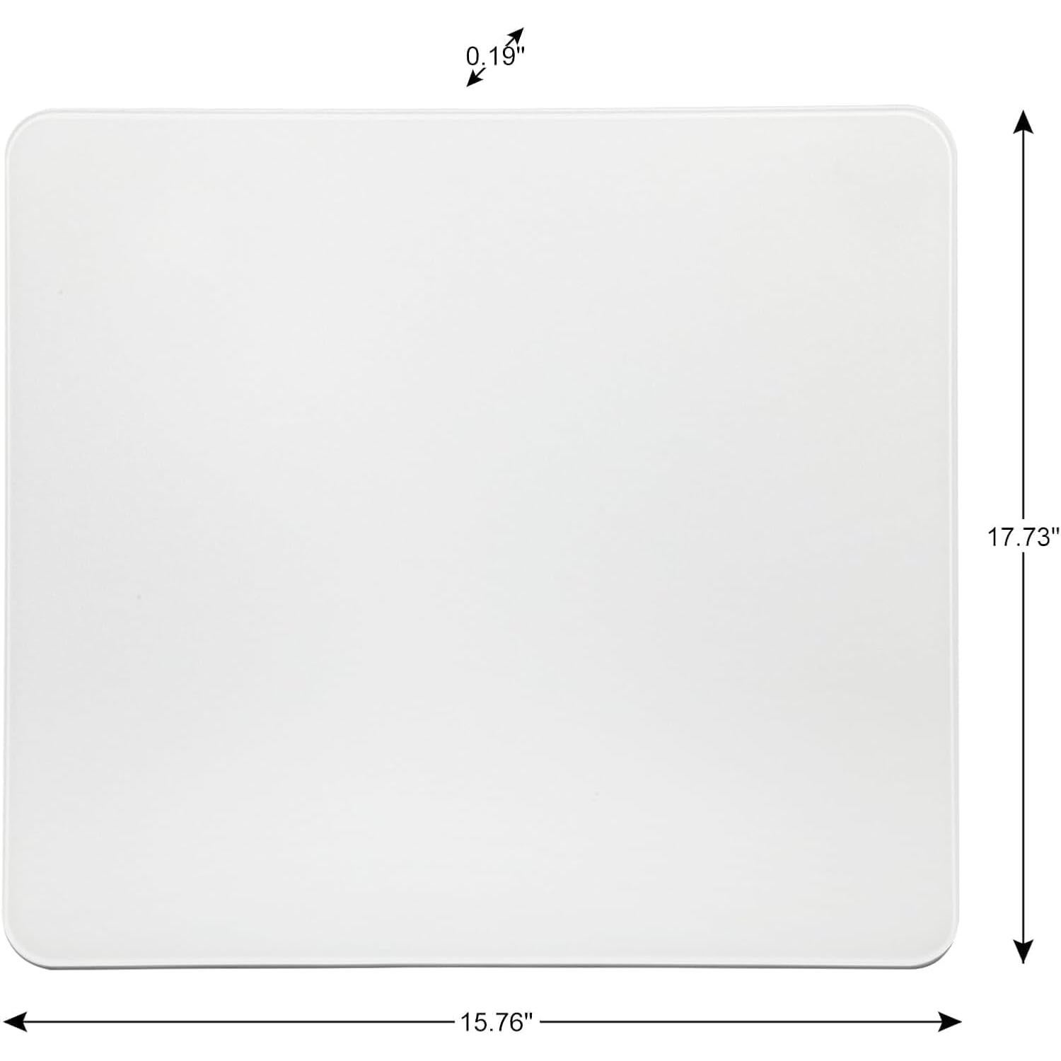 Alfombrilla de Ratón Gaming Vidrio Templado 45x40cm Antideslizante