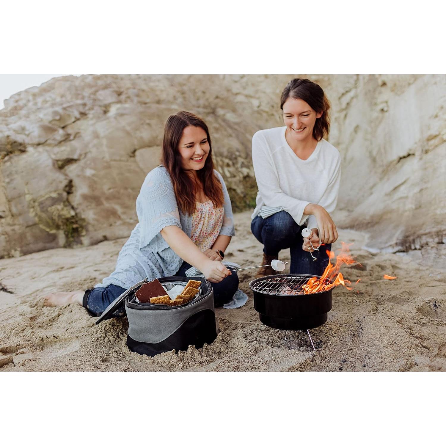 Parrilla Portátil ONIVA 10" y Enfriador 6 Latas