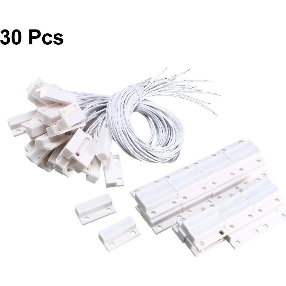 Sensor de Alarma de Puerta Magnético uxcell MC-38 con Cable