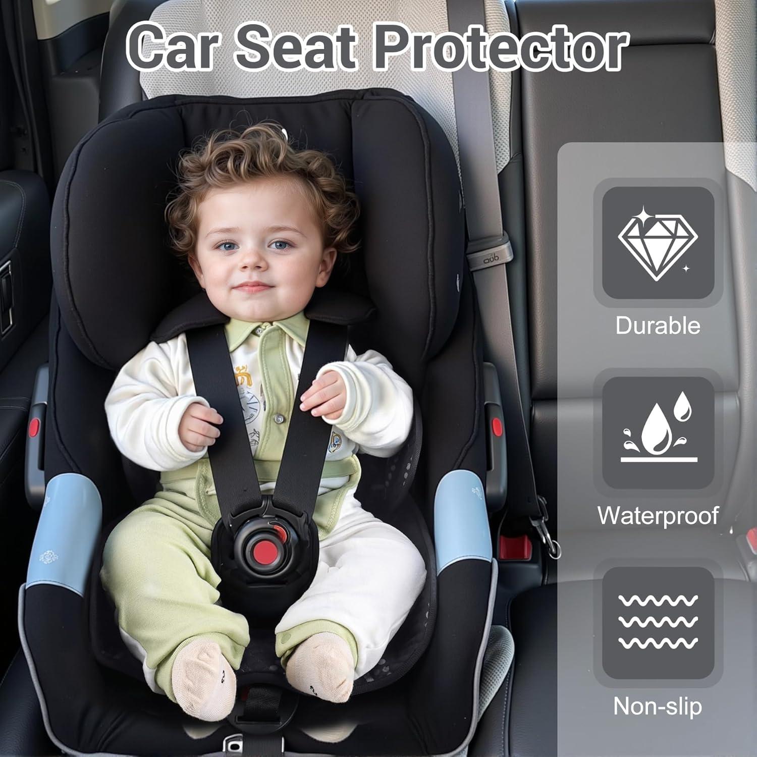 Protector de Asiento de Auto LITTOBEBE Negro Impermeable