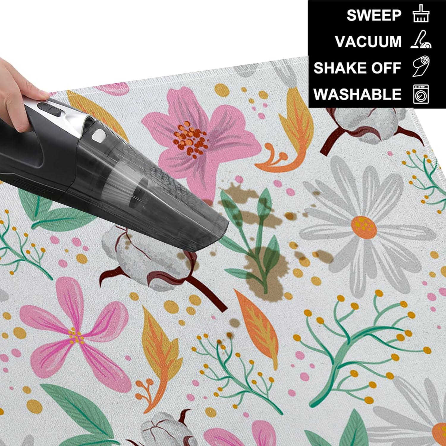 Alfombra Interior Rectangular VODRM Queso 74.9x43.2cm Antideslizante