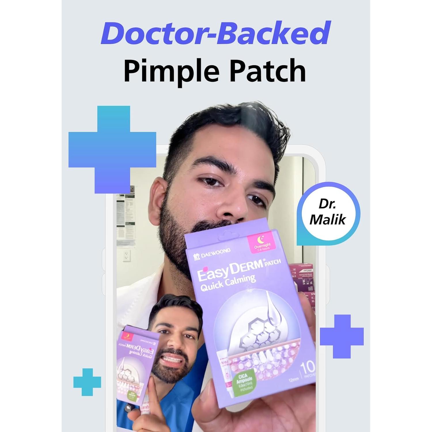 Conjunto de Parches para Granos Easyderm Daewoong 4 Tipos