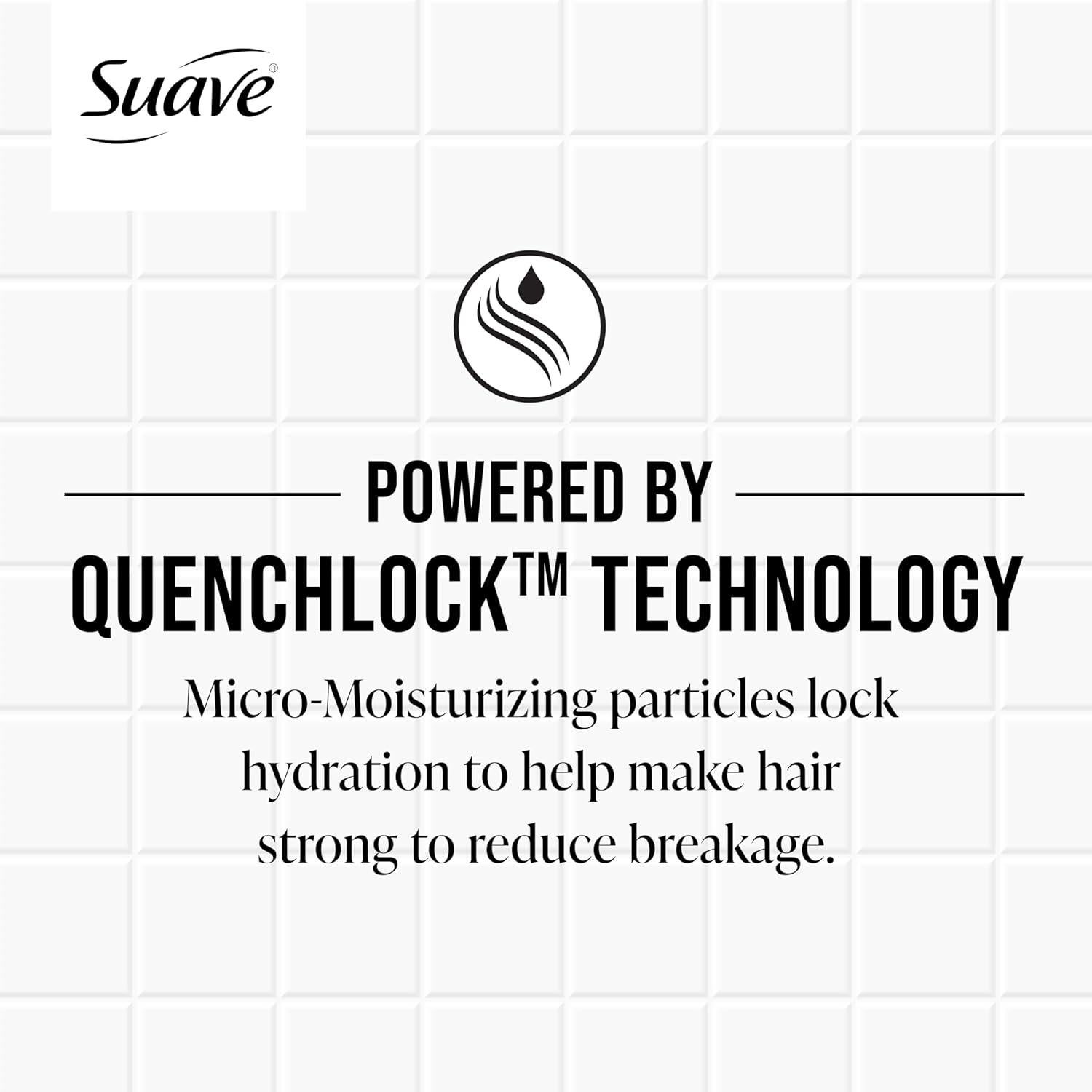 Champú Suave Ceramide Age Brilliance 4x700ml Anti-Frizz