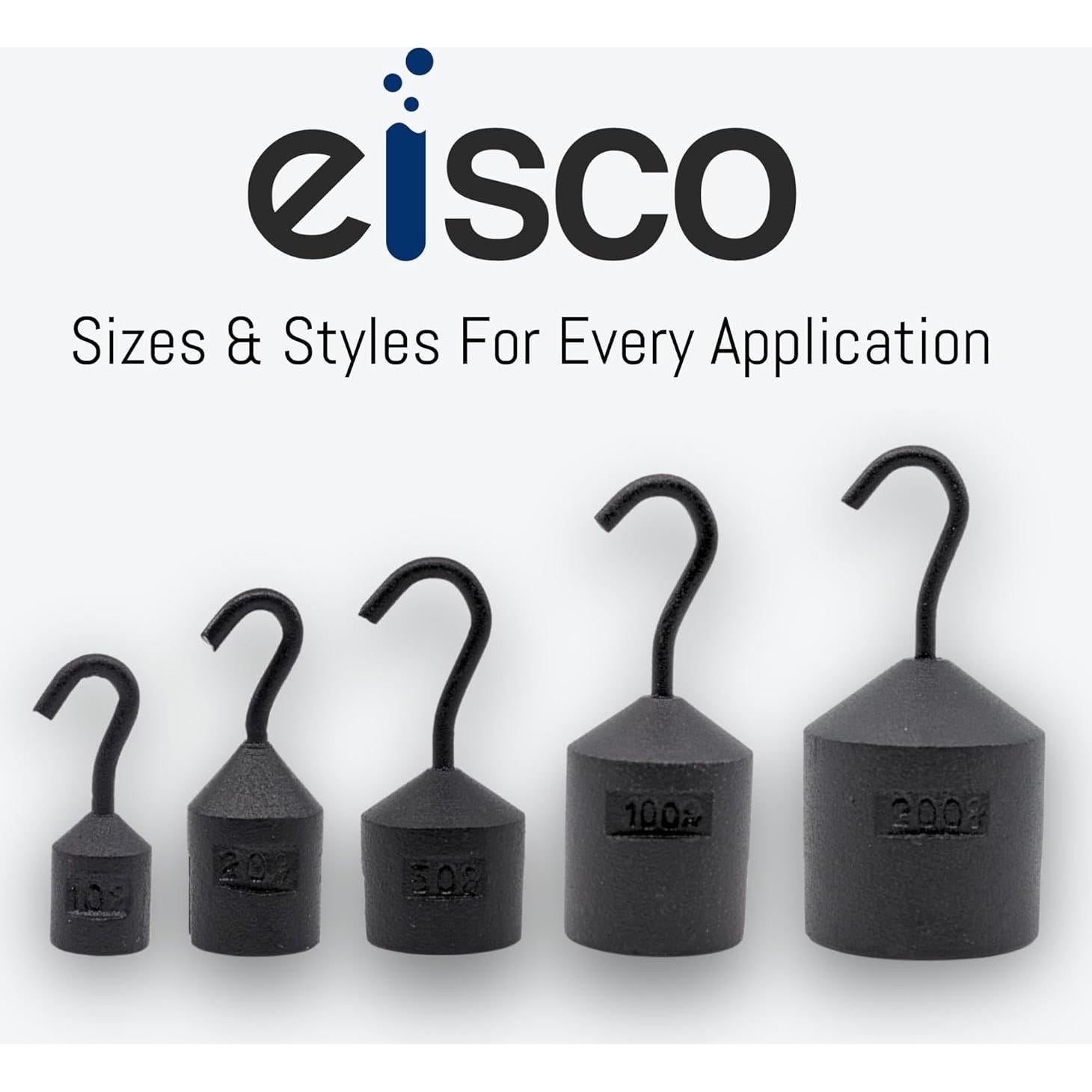 Peso Enganchado Eisco Labs 10g Cilíndrico Hierro con Gancho