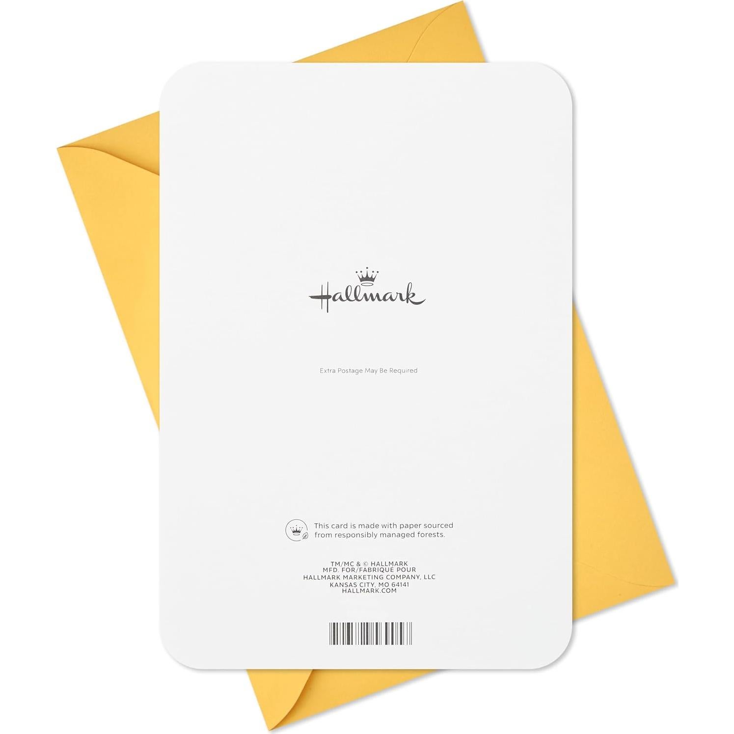 Tarjeta de Cumpleaños 1er Año Hallmark Peluda para Niños