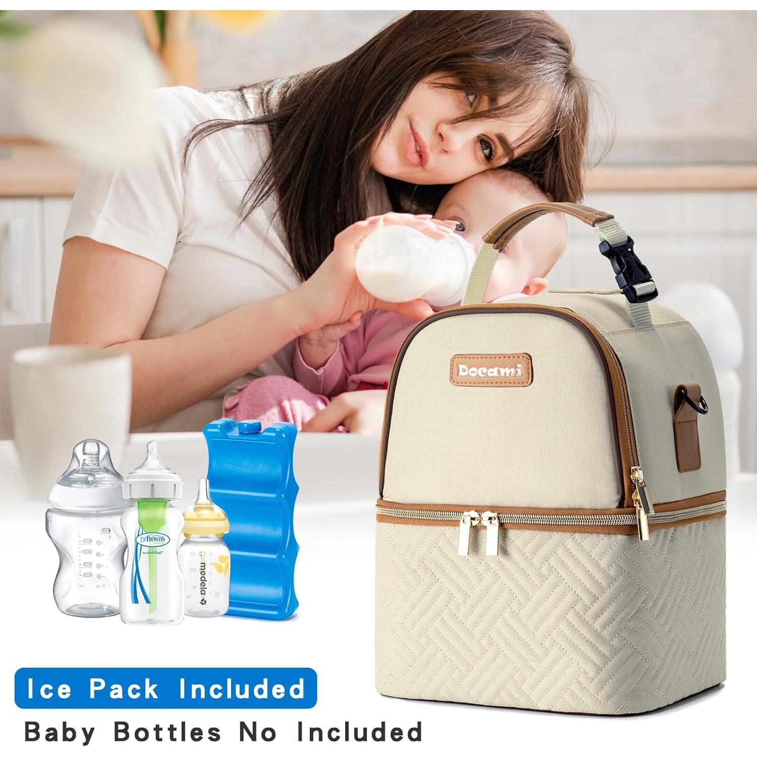Bolsa de Enfriamiento Docami para Leche Materna 6 Botellas 266 ml