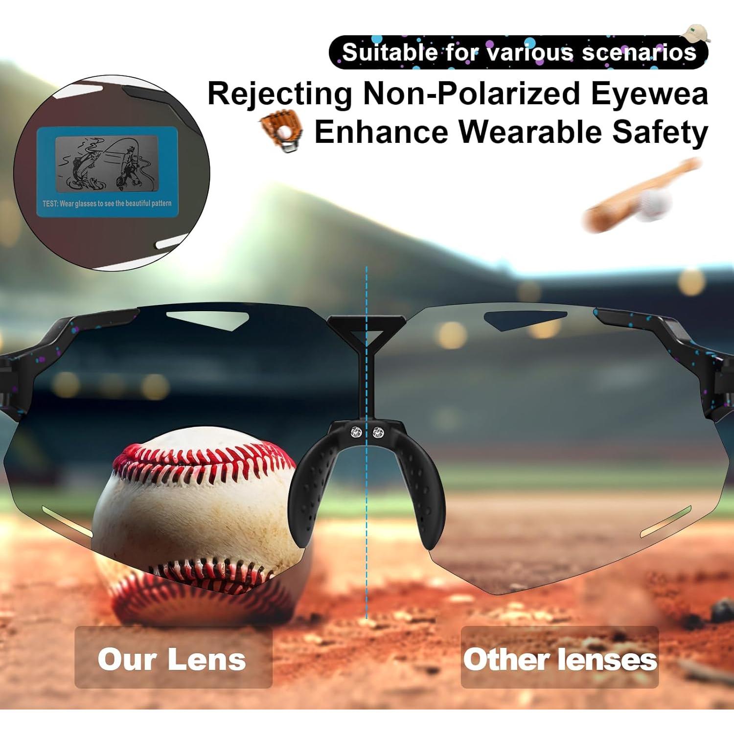 Gafas de Sol Polarizadas para Niños TR90 UV400 - Negroazul