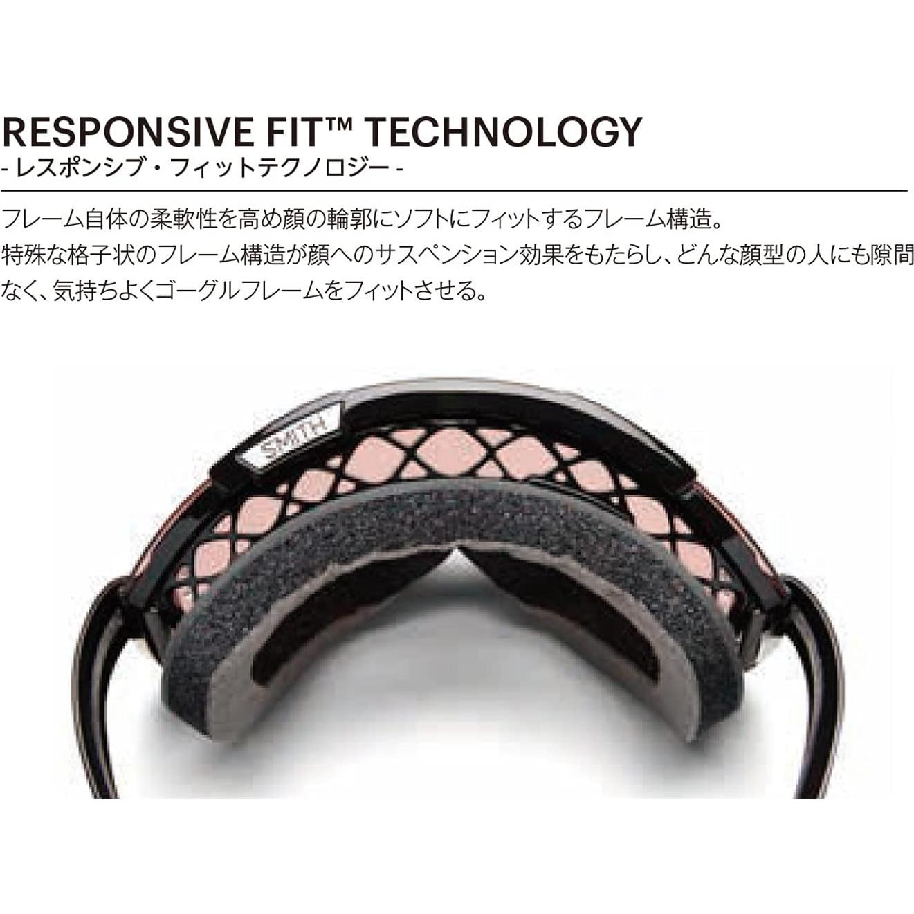 Gafas de Nieve Smith Frontier Ajuste Asiático Negro/Rojo