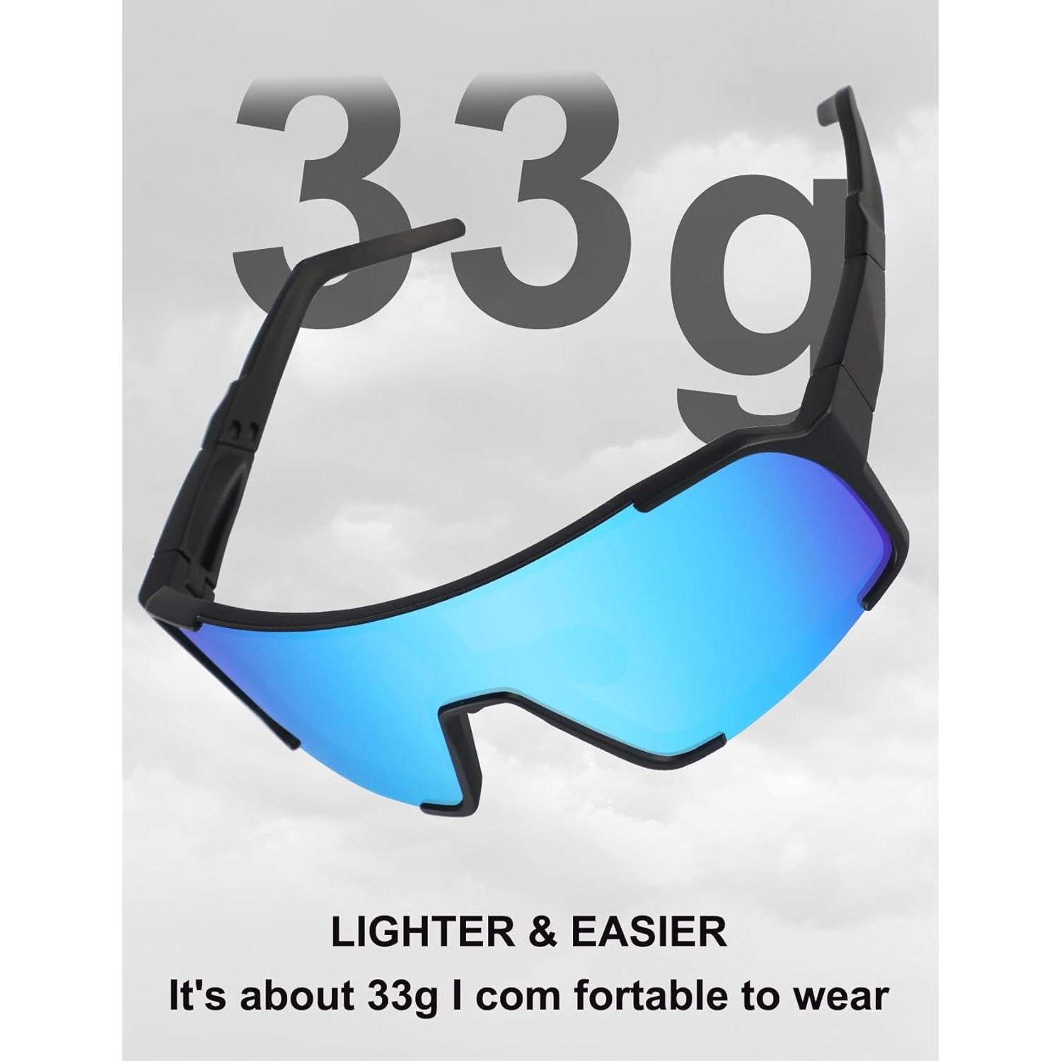 Gafas de Ciclismo BangLong Unisex con Protección UV400