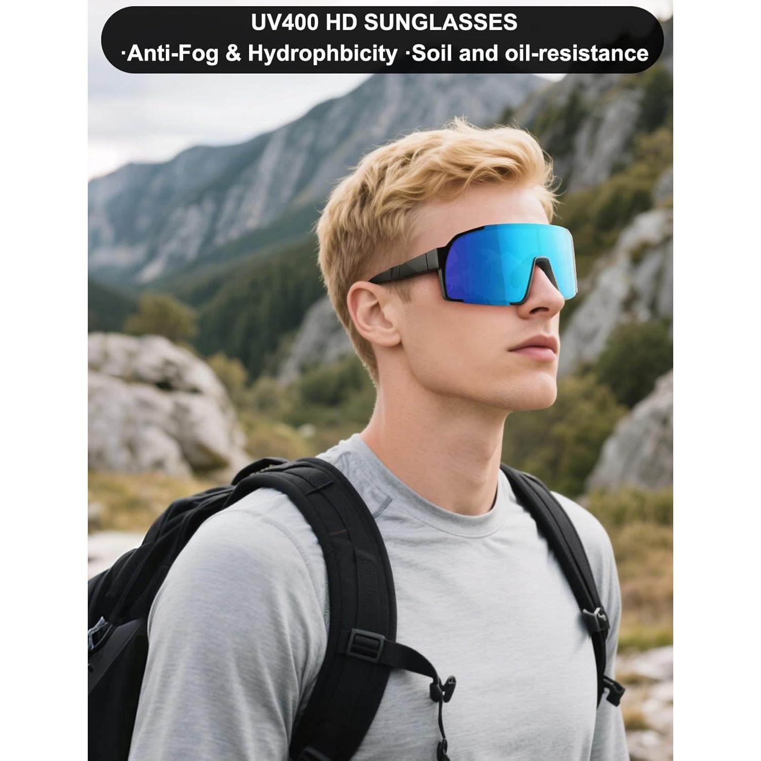 Gafas de Ciclismo BangLong Unisex con Protección UV400