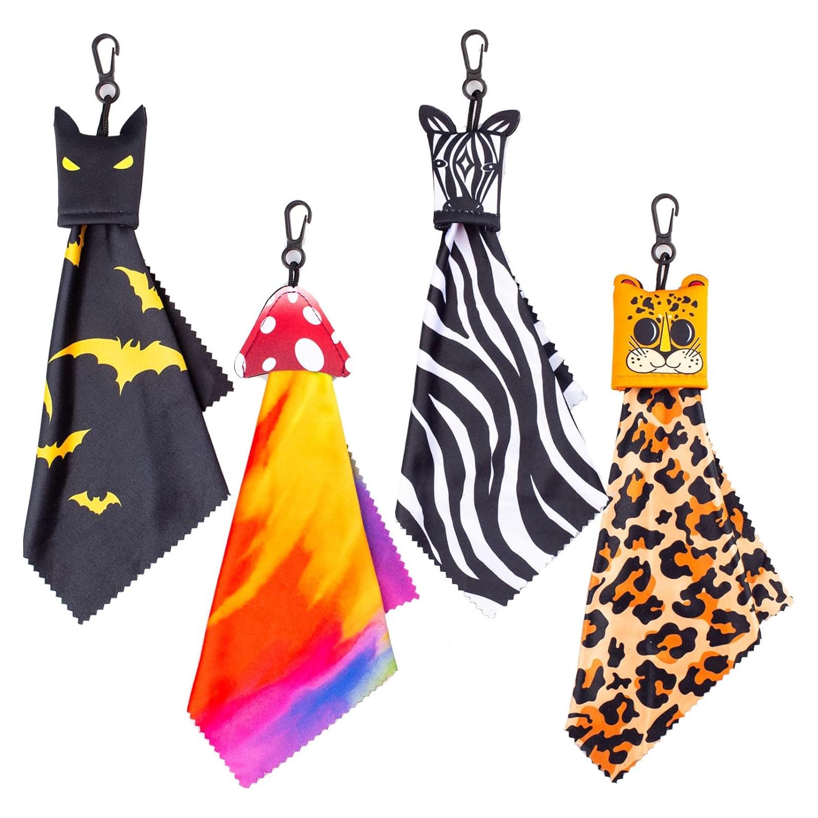 Paño de limpieza de gafas Seabbo 4PCS microfibra azul