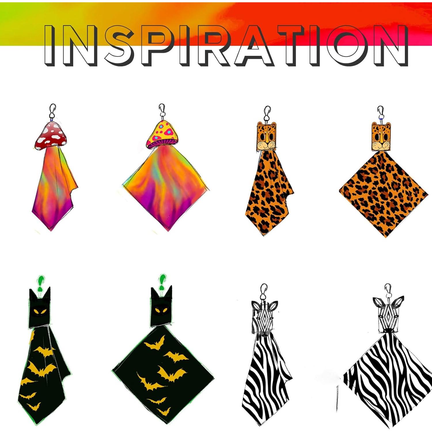 Paño de limpieza de gafas Seabbo 4PCS microfibra azul