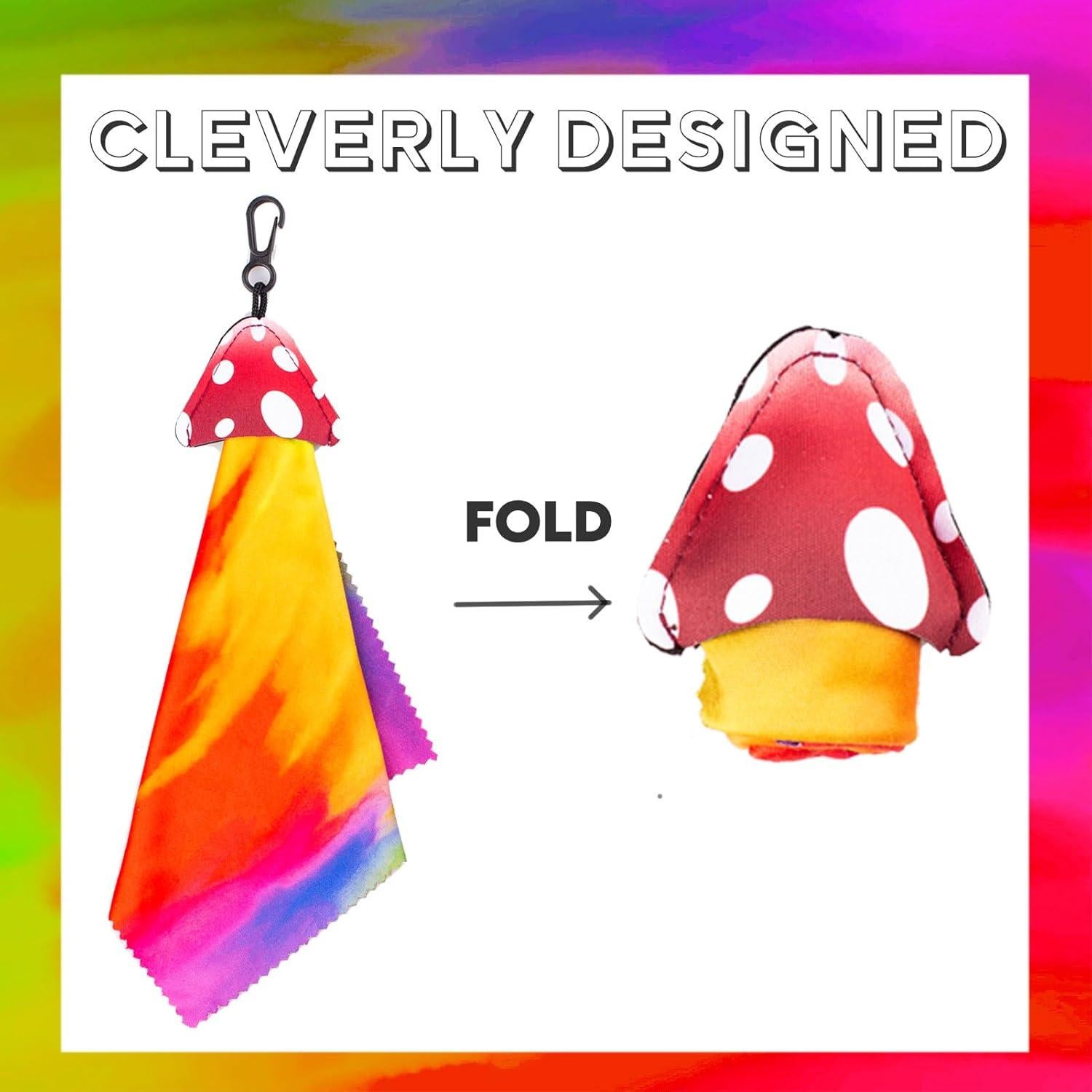 Paño de limpieza de gafas Seabbo 4PCS microfibra azul