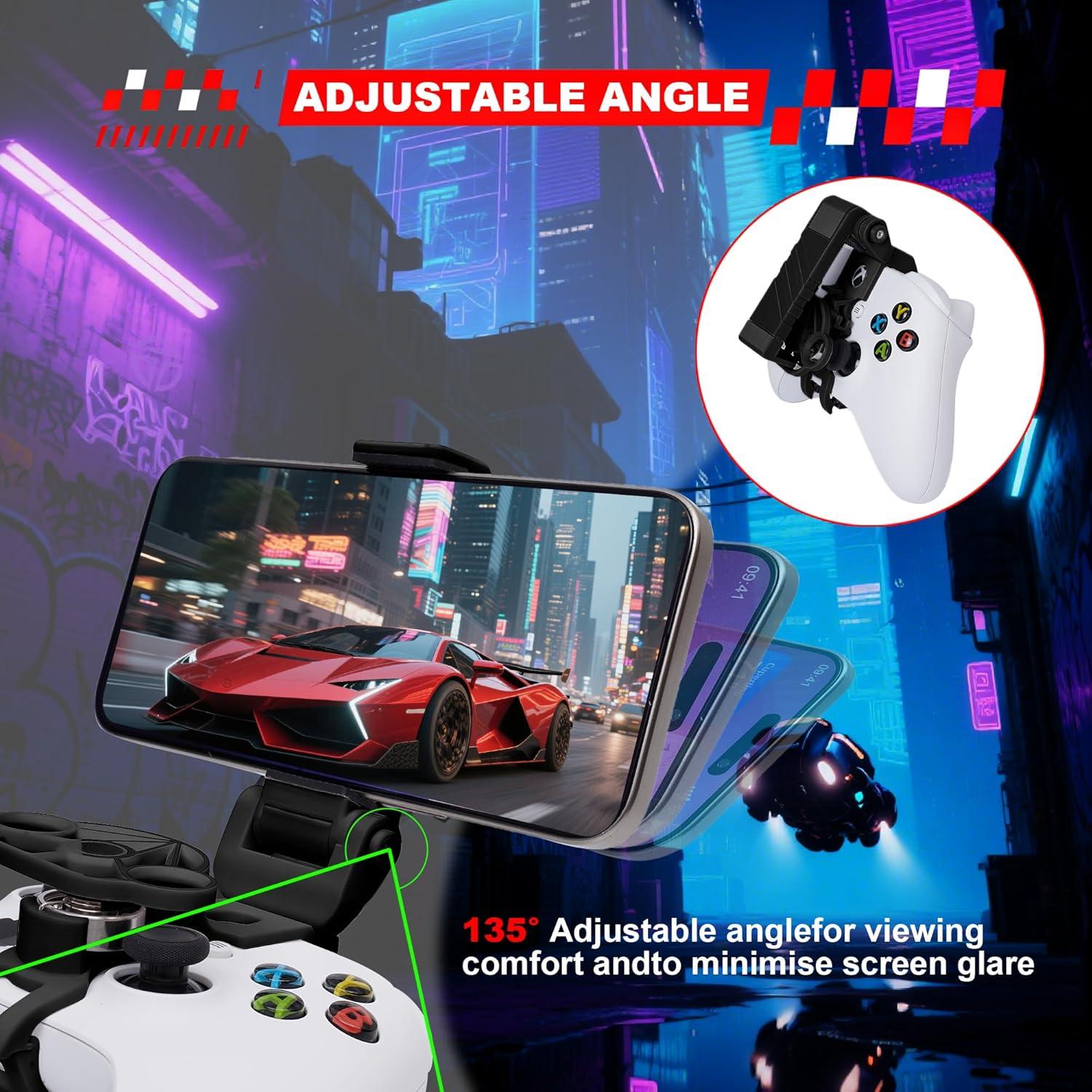 Mini Volante TXW con Soporte para Teléfono Xbox - Negro