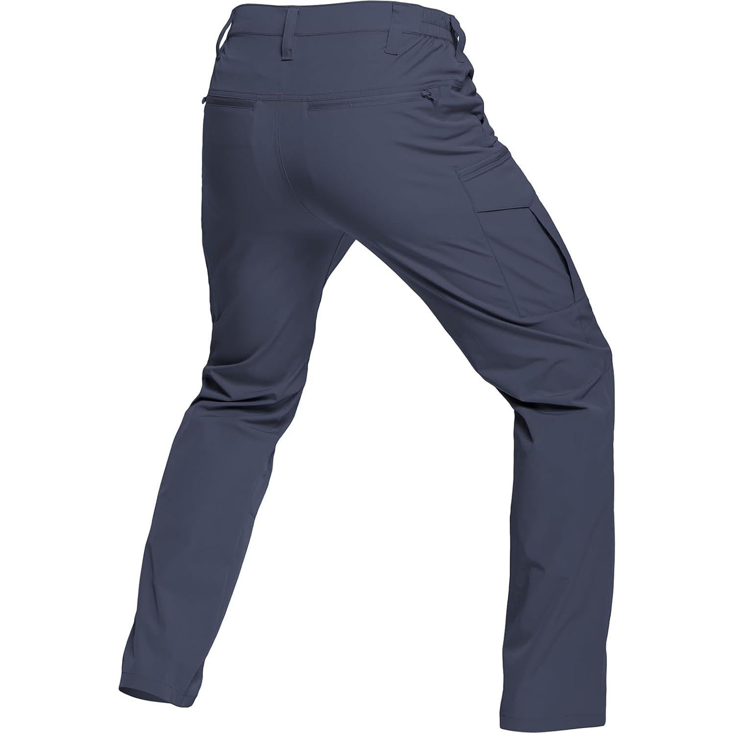 Pantalones Tácticos CARWORNIC Hombre Secado Rápido 9 Bolsillos