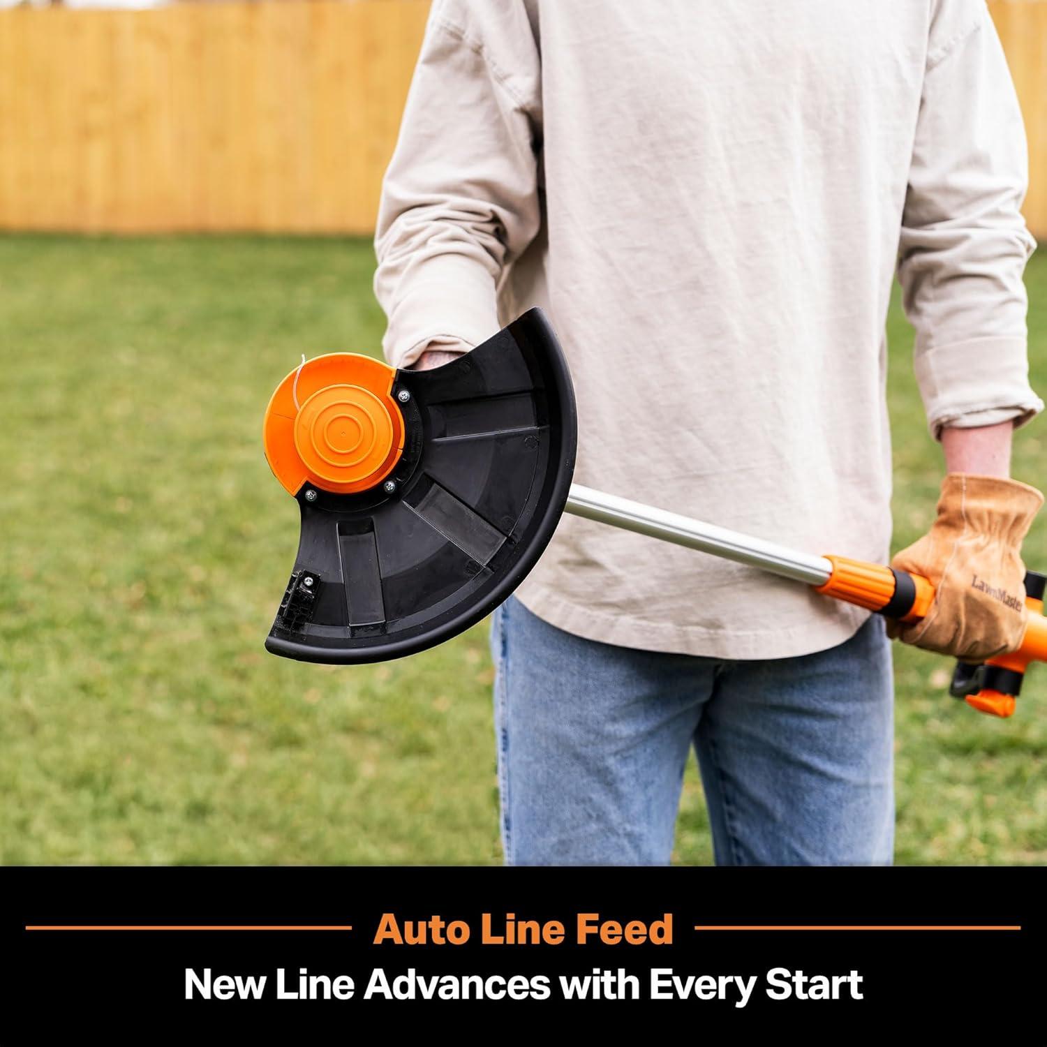 Cortadora de Hilo Inalámbrica LawnMaster CLGT2410S 24V 10"