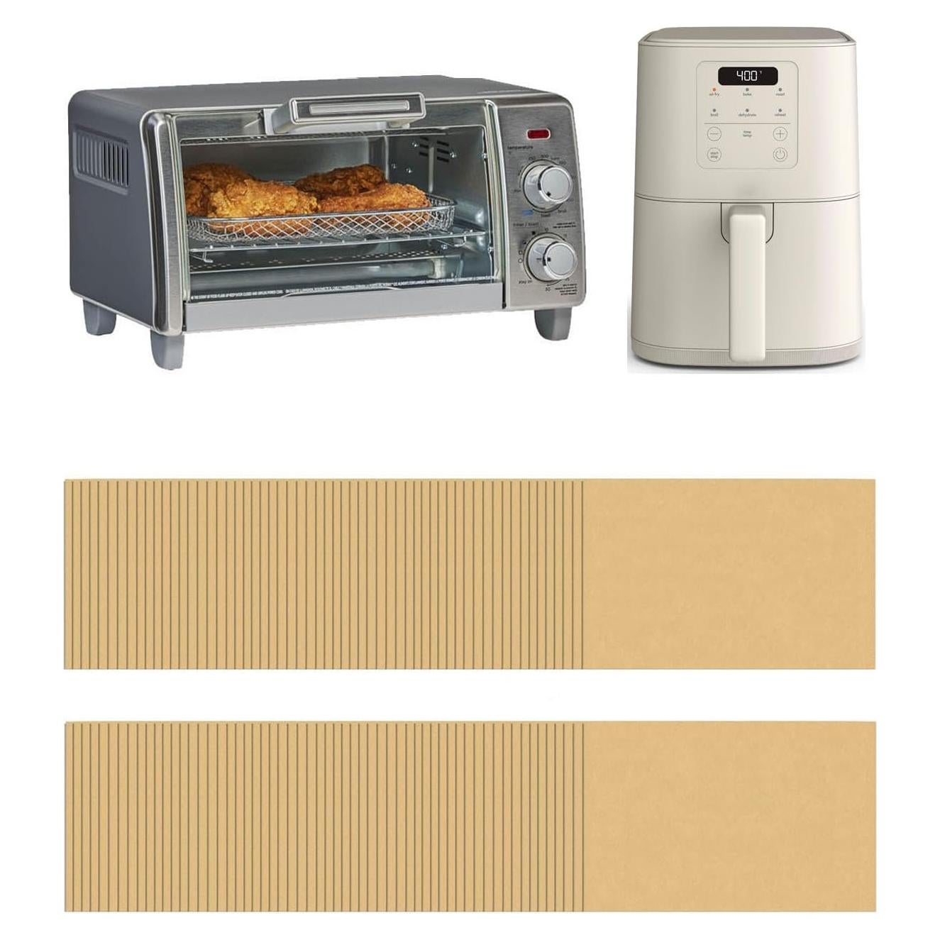 125 Forros de Papel Pergamino TCSNOE 8.5x13.2cm para Horno