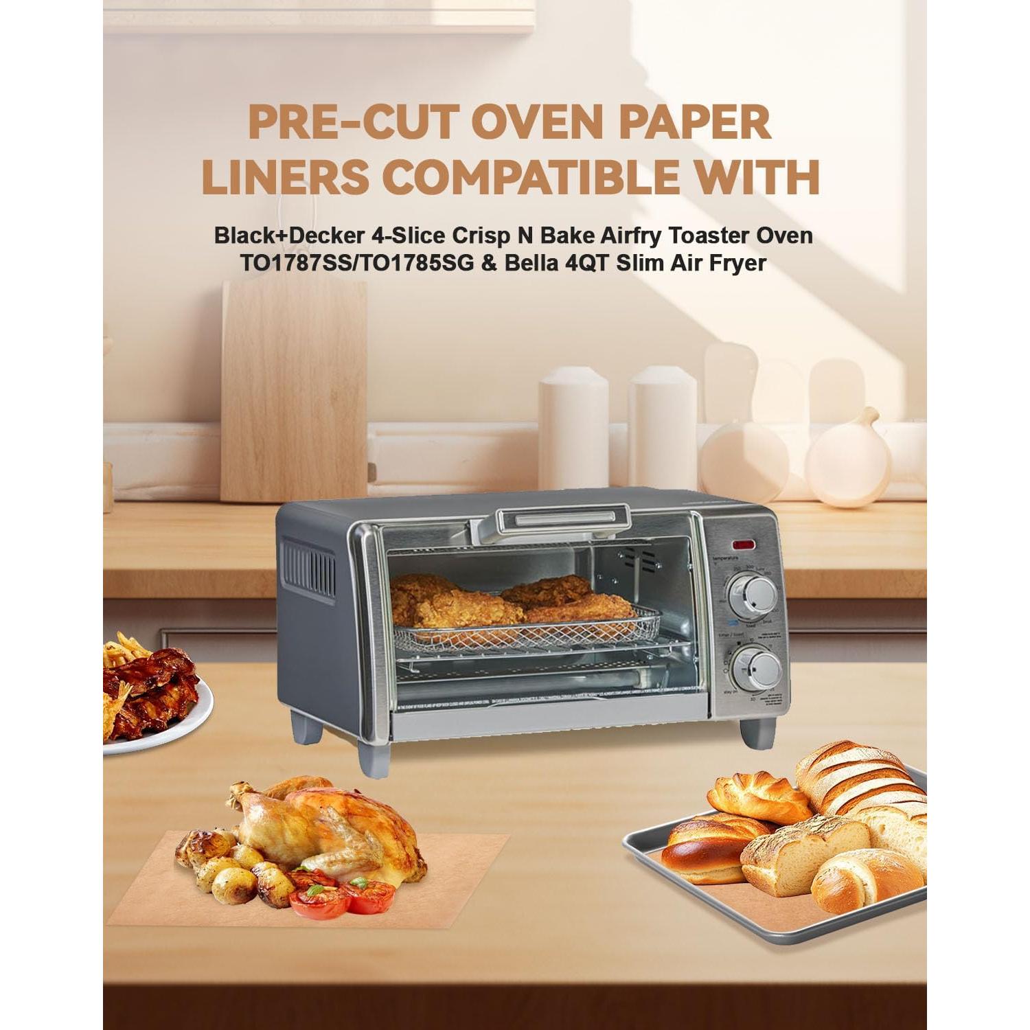 125 Forros de Papel Pergamino TCSNOE 8.5x13.2cm para Horno