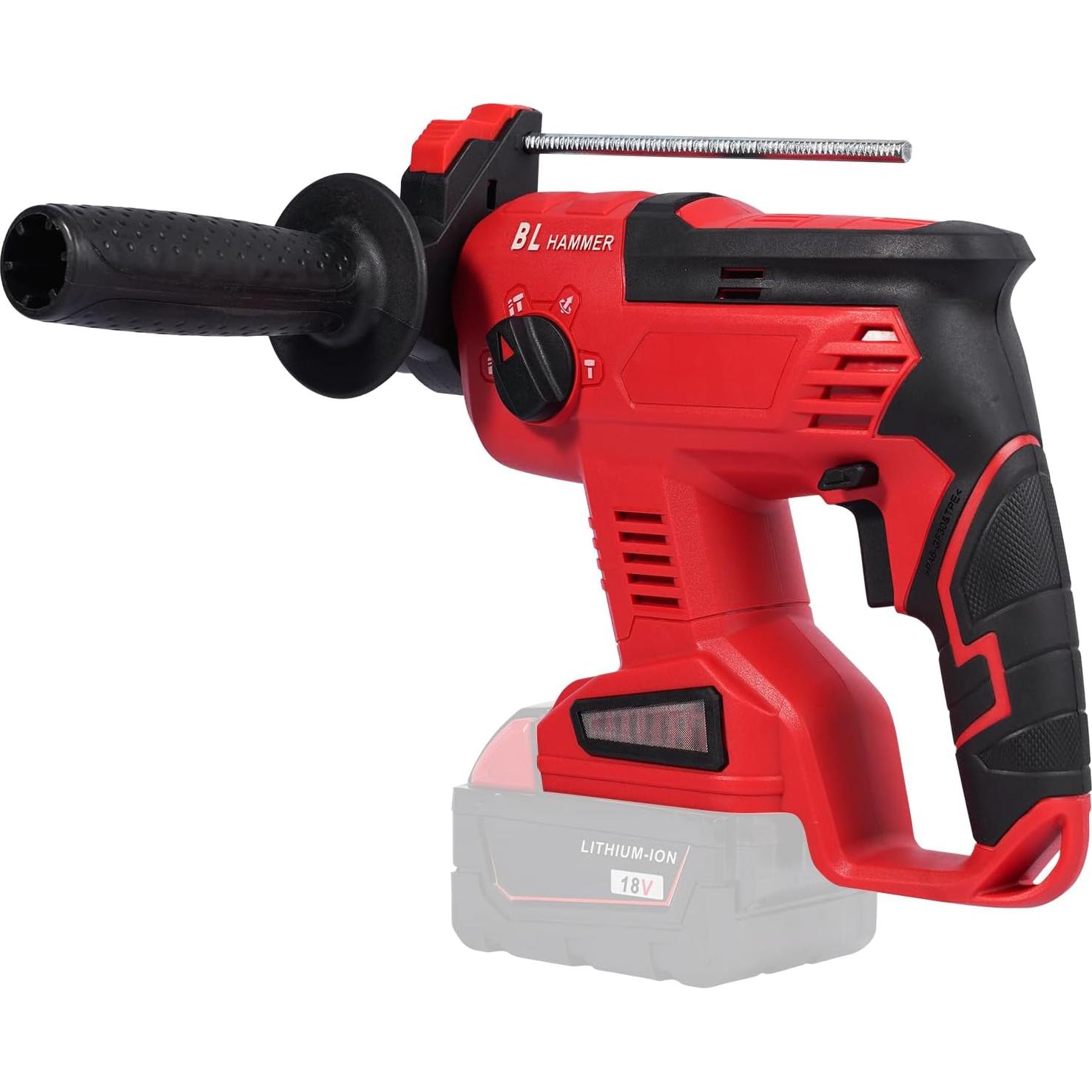 Taladro de Martillo Inalámbrico FSYAO 18V 1.7 Julios LED 2.6kg