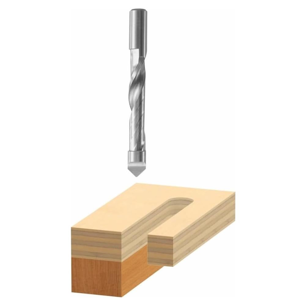 Broca de Panel Bosch 85183 6.35 mm HSS Espiral Descendente