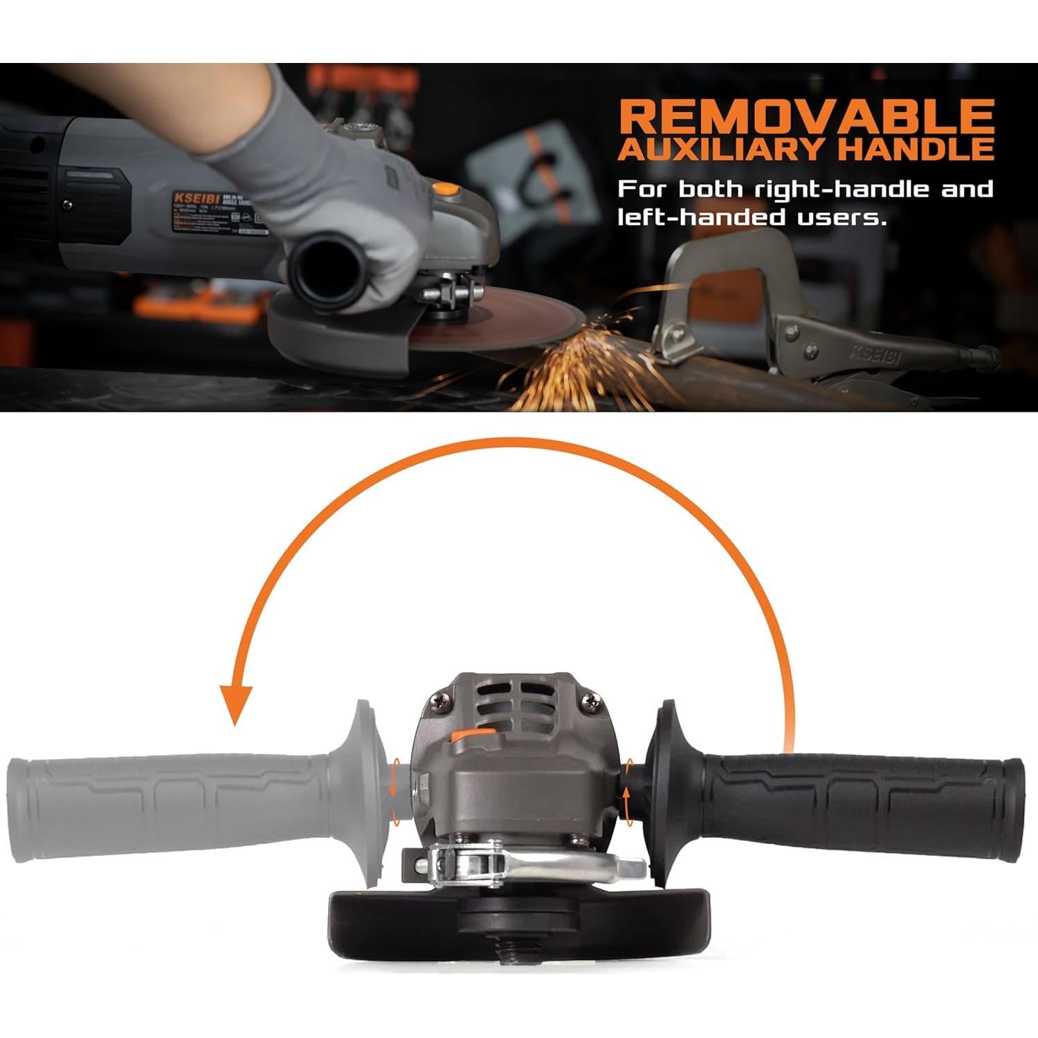 Amoladora Angular KSEIBI 711943K 115mm 950W 11000RPM