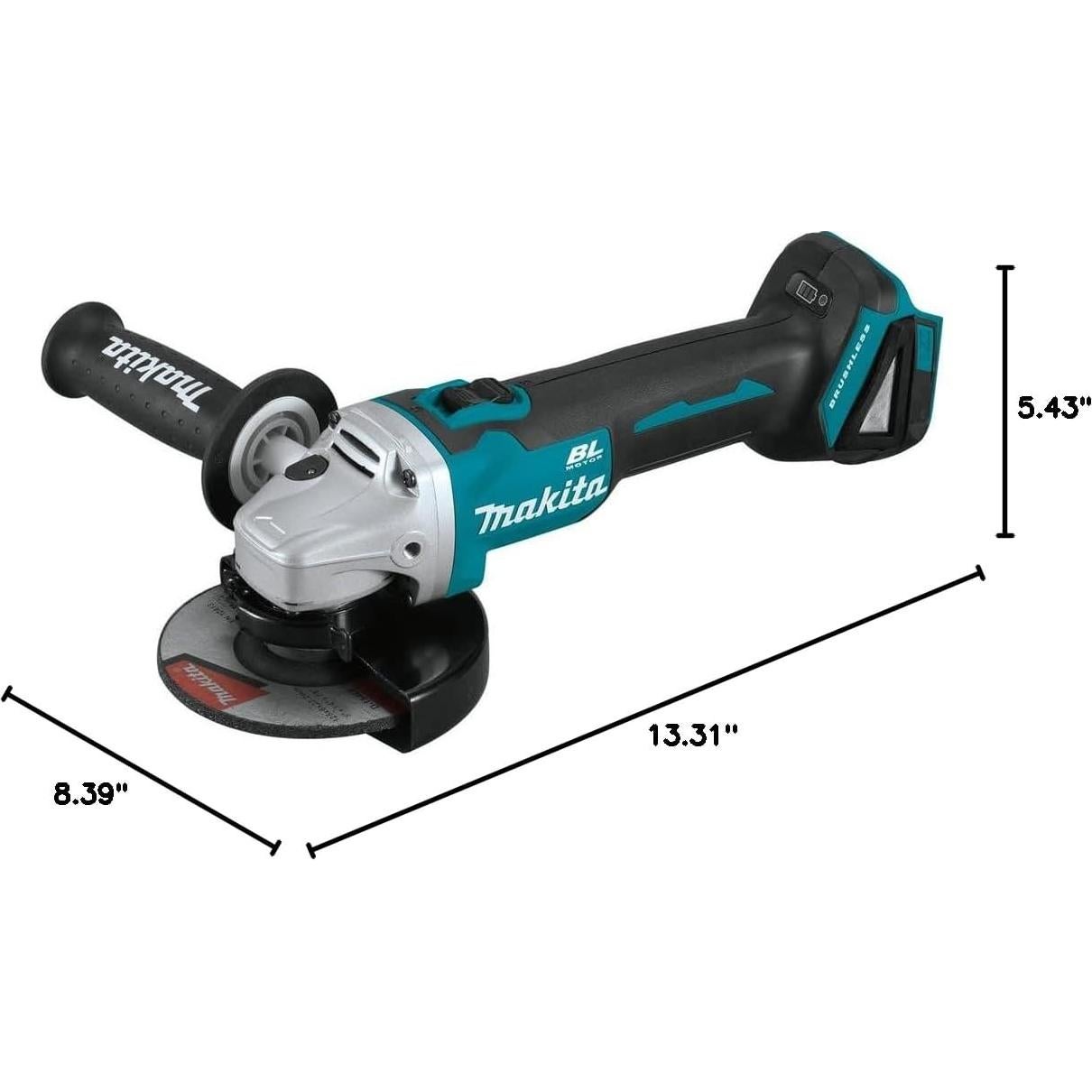 Cortadora Amoladora Angular Makita XAG09Z 18V Sin Escobillas