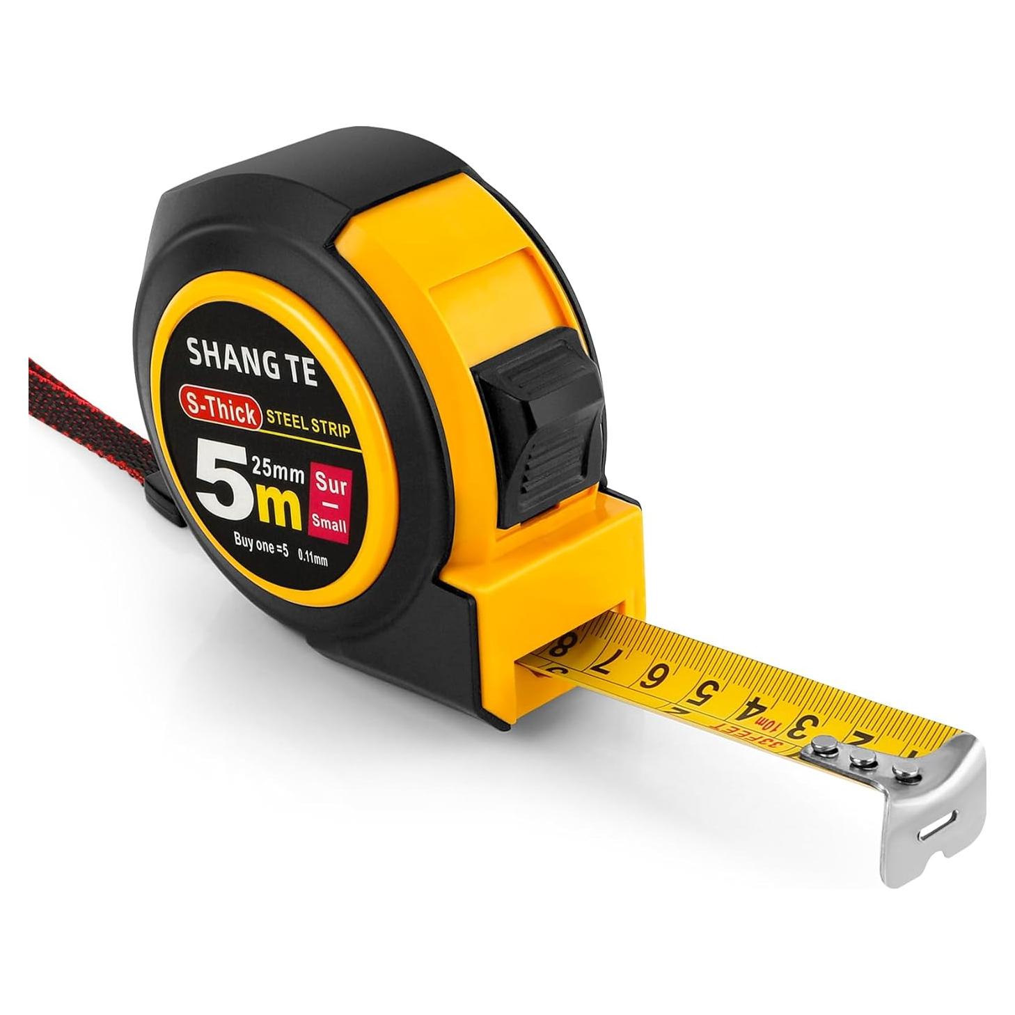 Cinta Métrica Retráctil 5m KIYFXA Acero Inoxidable