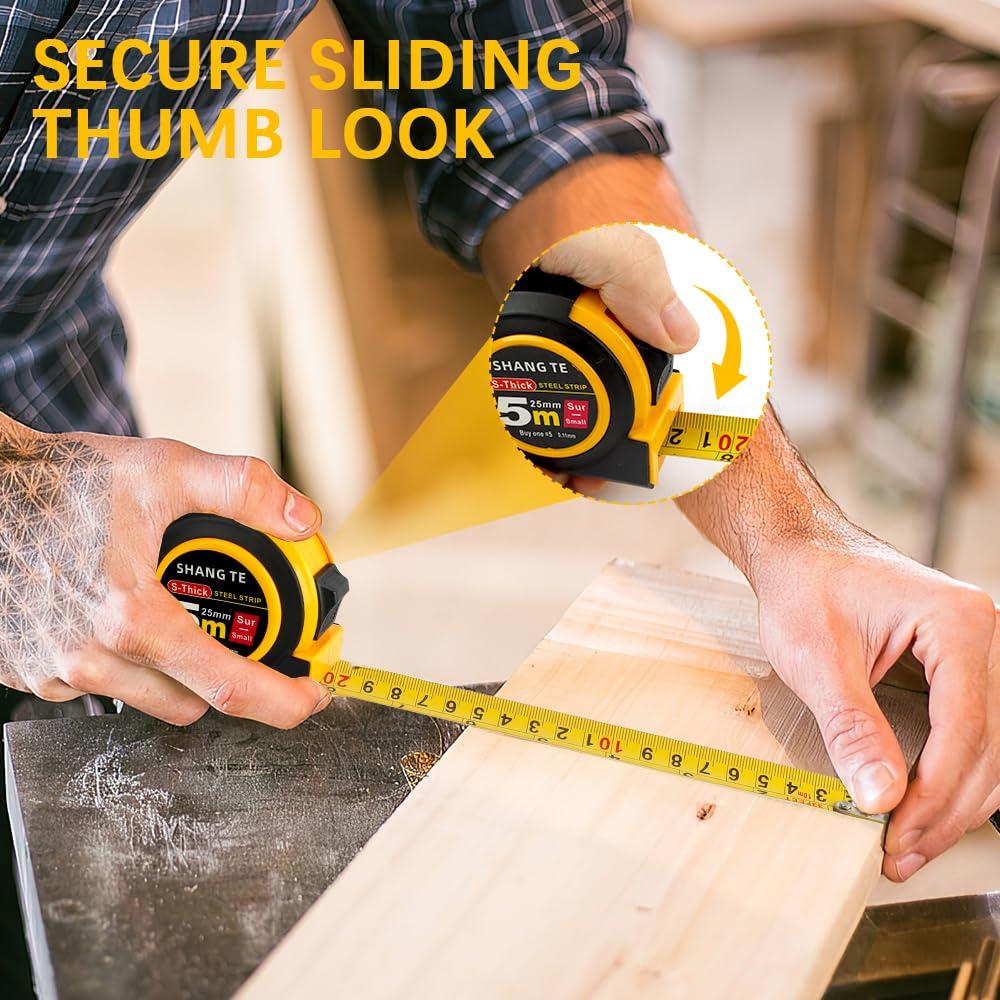 Cinta Métrica Retráctil 5m KIYFXA Acero Inoxidable