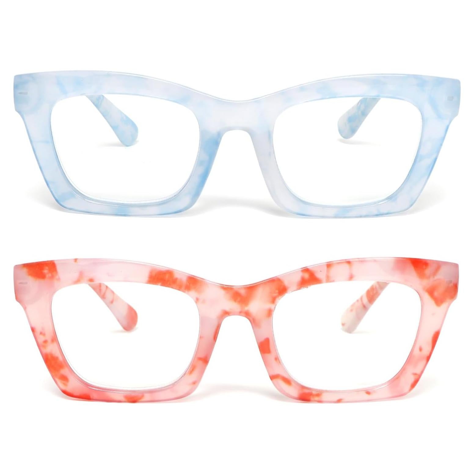 Gafas de Lectura KoKoBin para Mujeres - Bloqueo Luz Azul - 2 Paquetes