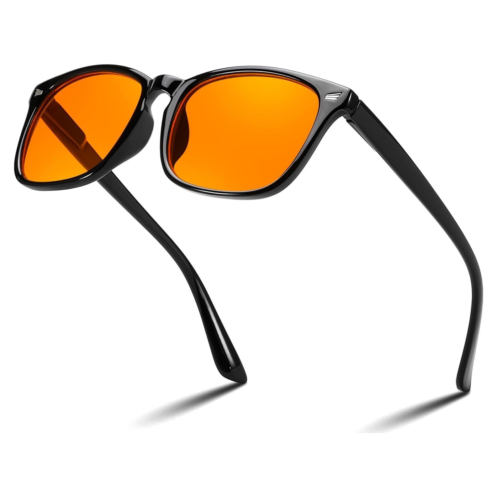 Gafas Bloqueadoras de Luz Azul FEISEDY Ámbar para Hombre y Mujer