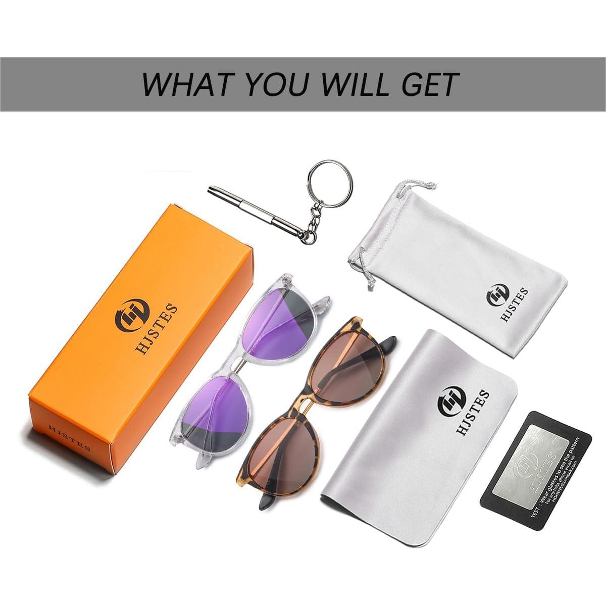 Gafas de sol polarizadas HJSTES para niños 50mm UV 100% protección