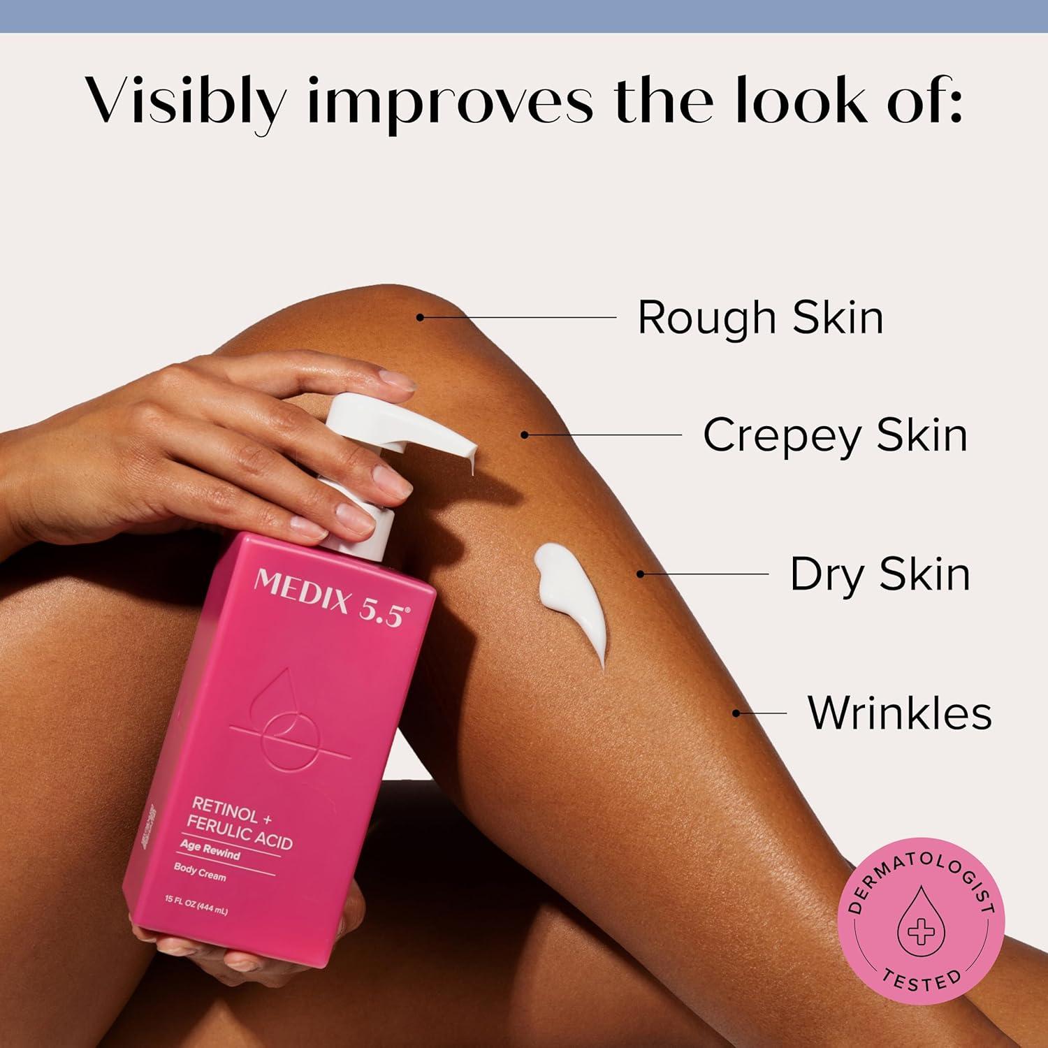 Medix 5.5 Crema Corporal de Retinol Hidratante 2 Piezas