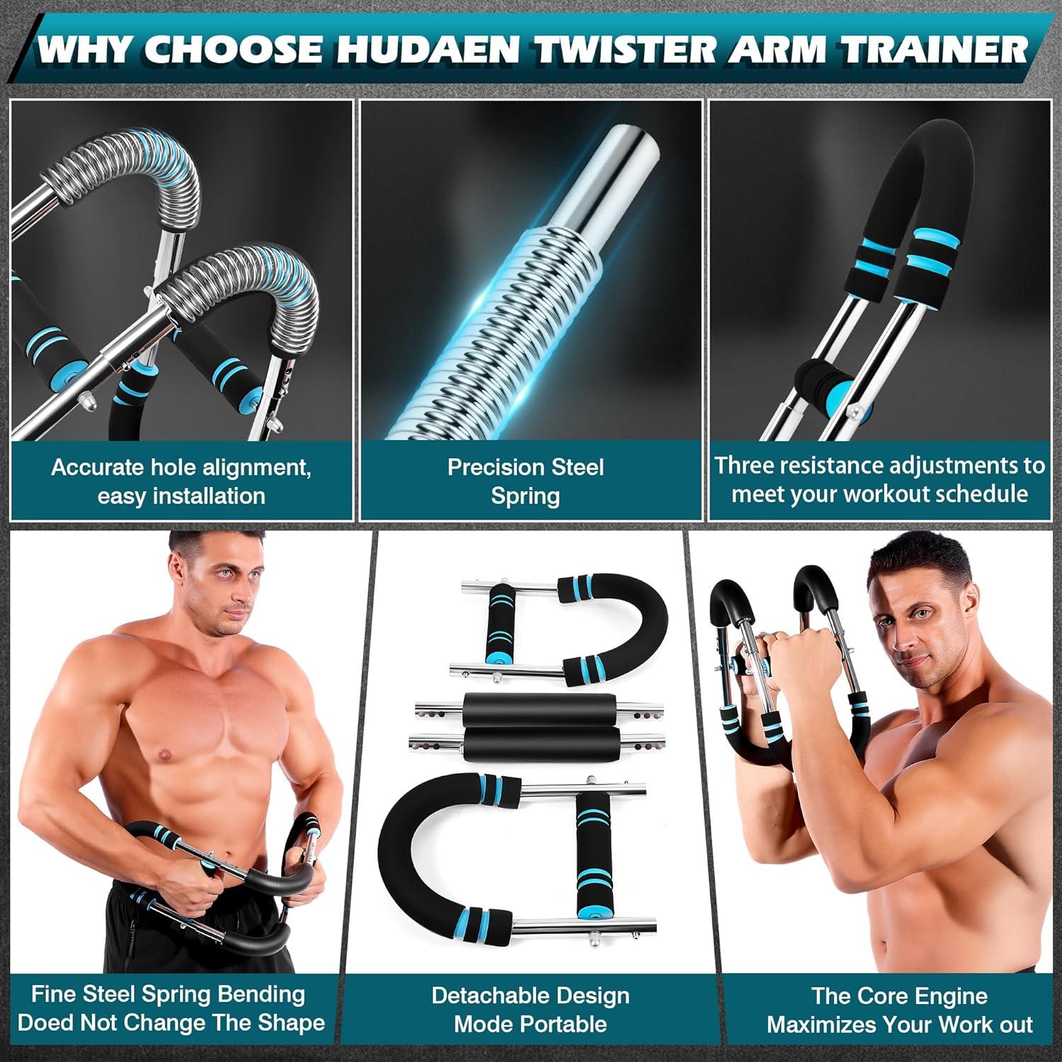 Entrenador de Brazos Twister HUDAEN Ajustable 9-27kg Portátil