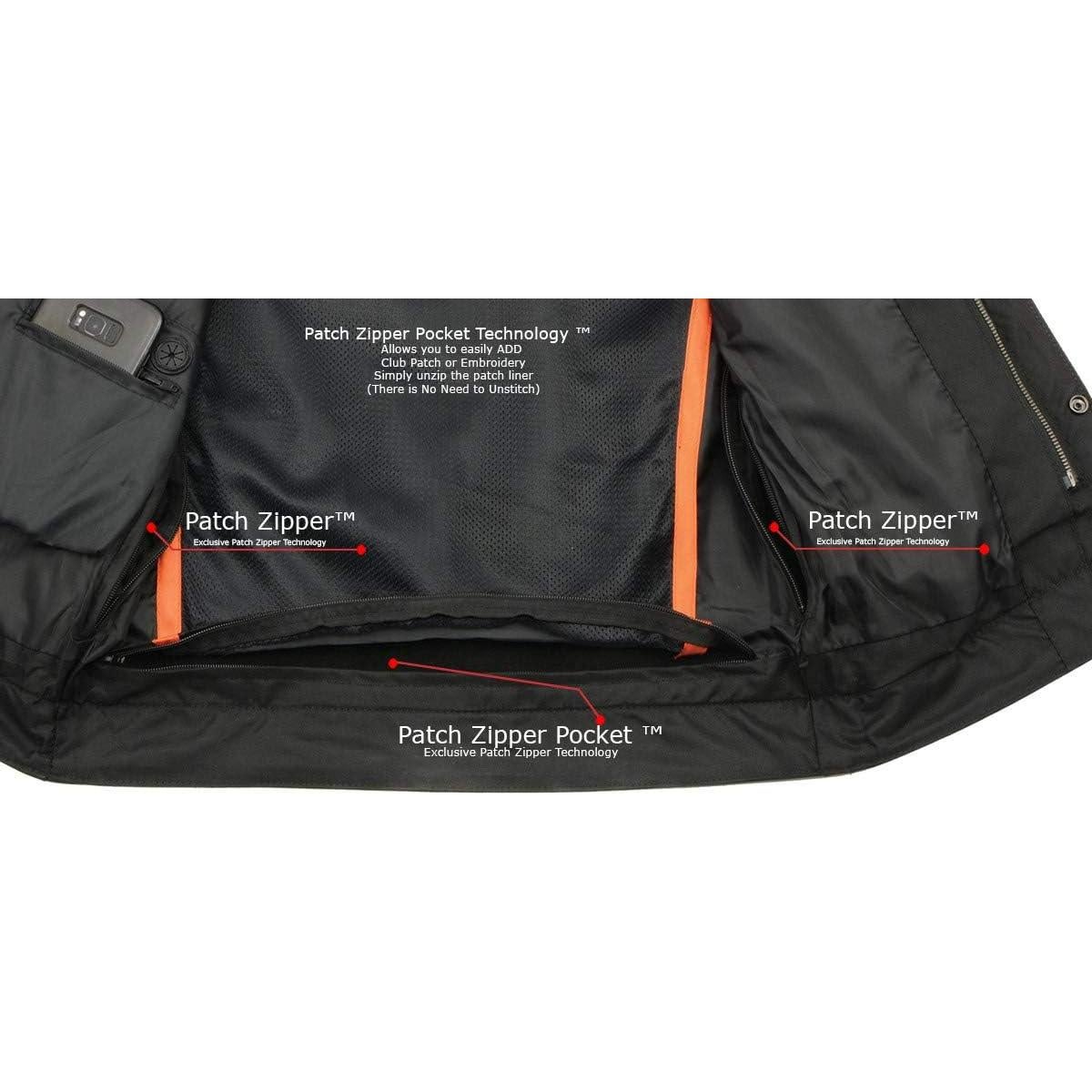 Chaleco de cuero calefactable Milwaukee Leather MLM3524SET