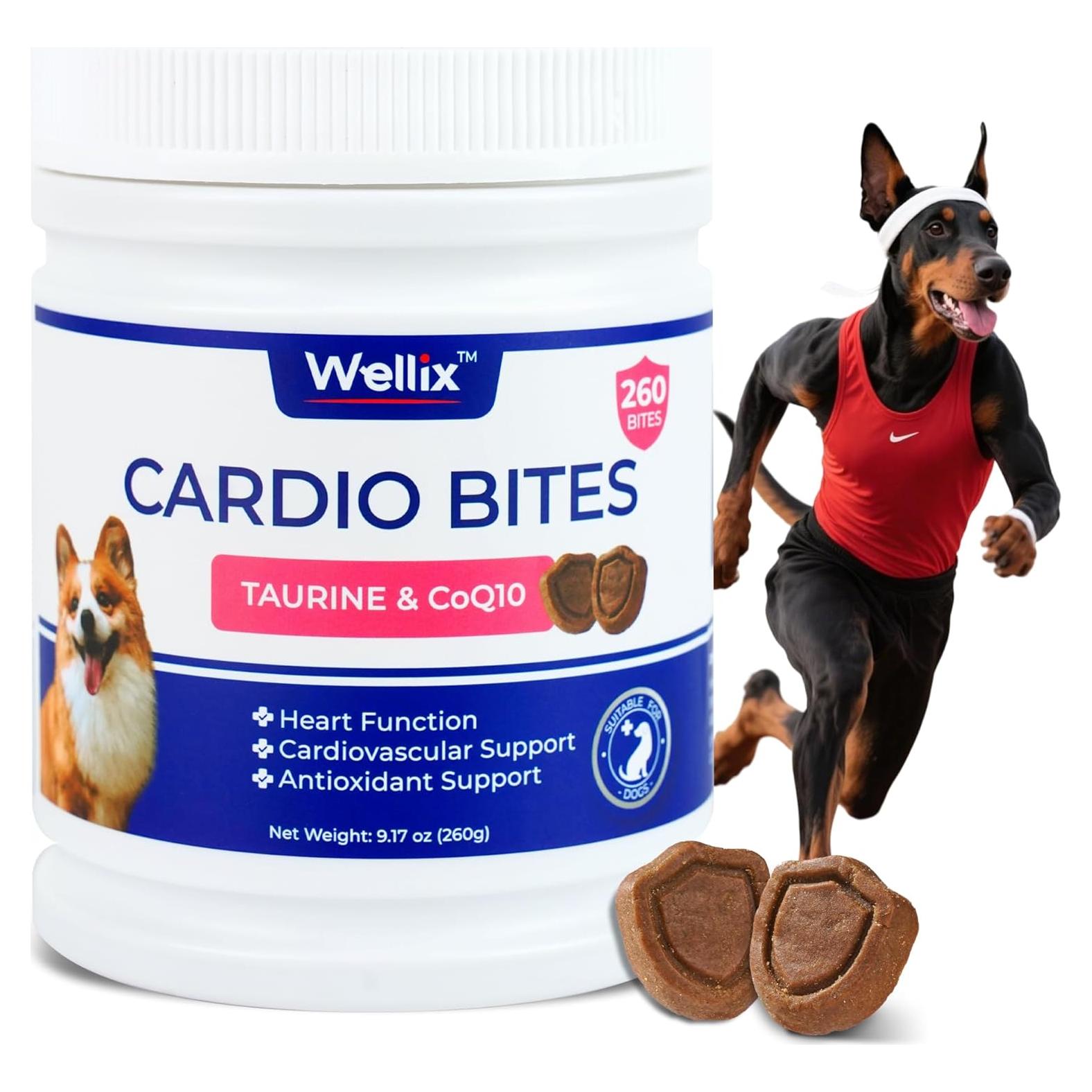 Wellix Cardio Bites 260 Bites - Suplemento Corazón Perros