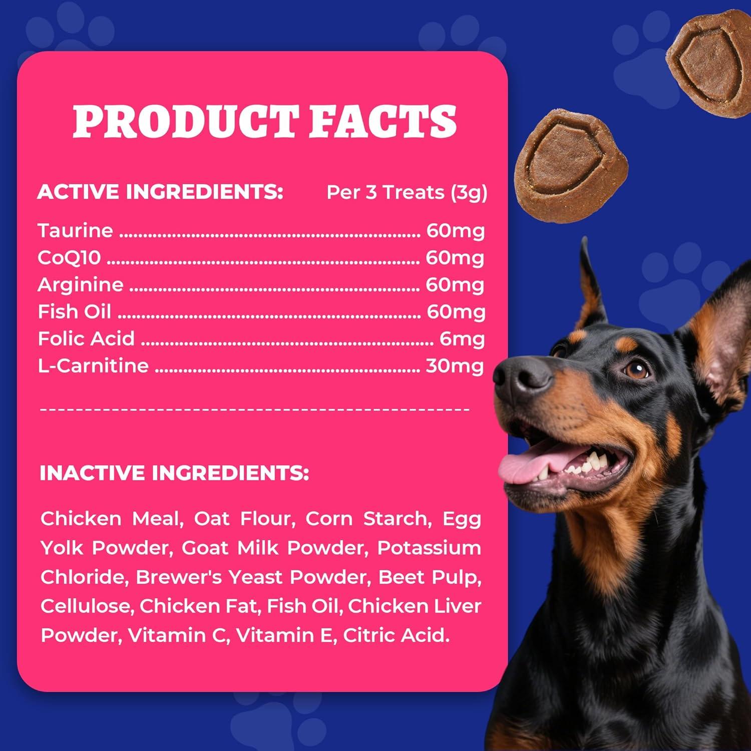 Wellix Cardio Bites 260 Bites - Suplemento Corazón Perros