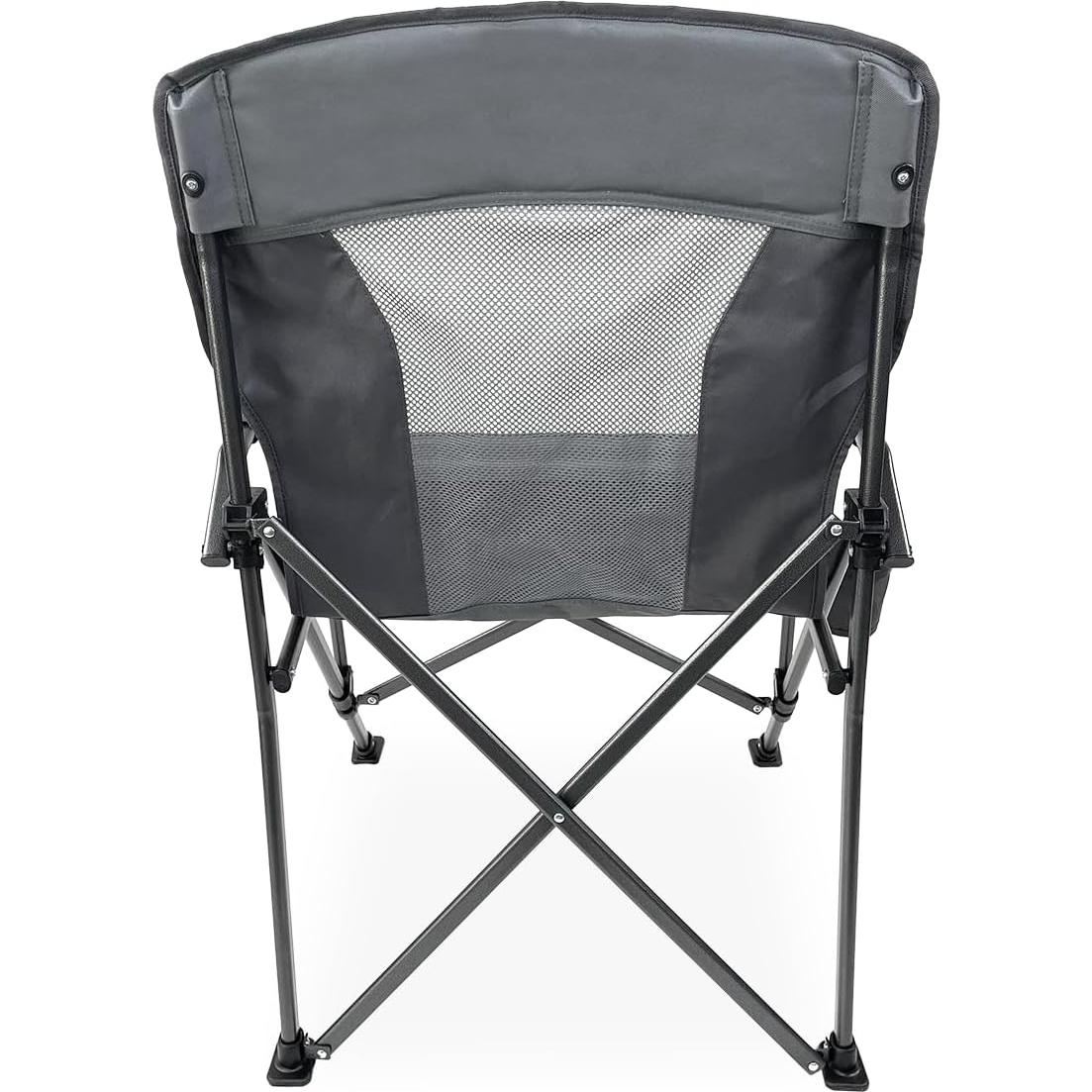 Silla de Camping Black Sierra Hardarm Ventback Gris