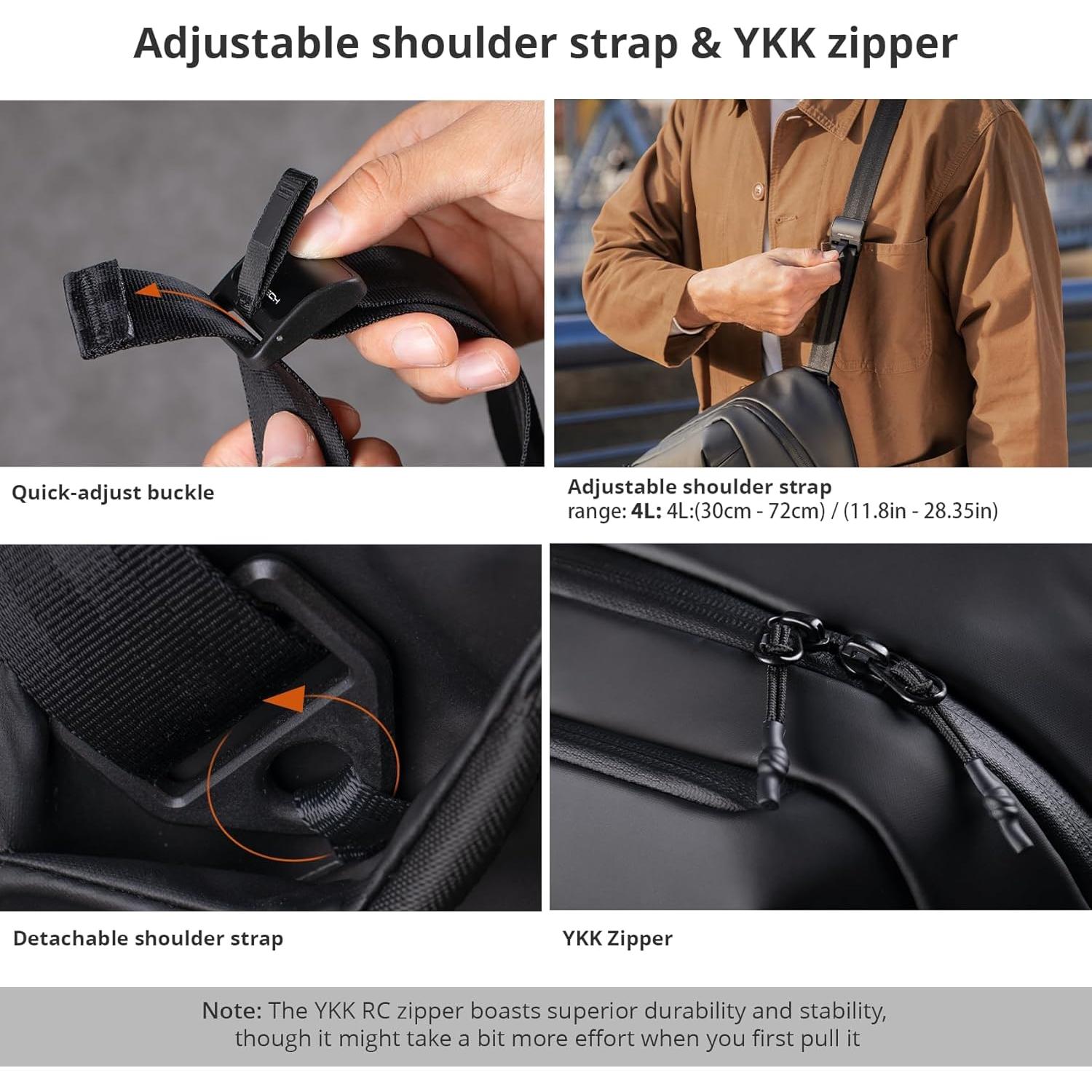 Bolsa de Mensajero PGYTECH OneGo Solo V2 para Cámara 4L