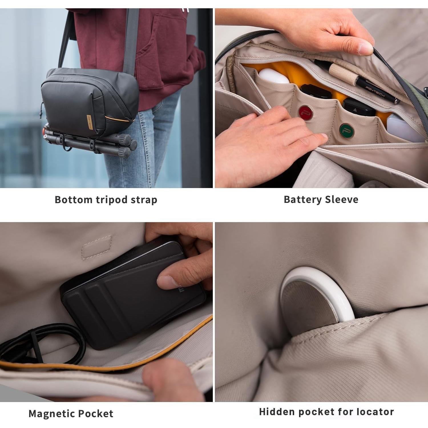 Bolsa de Mensajero PGYTECH OneGo Solo V2 para Cámara 4L