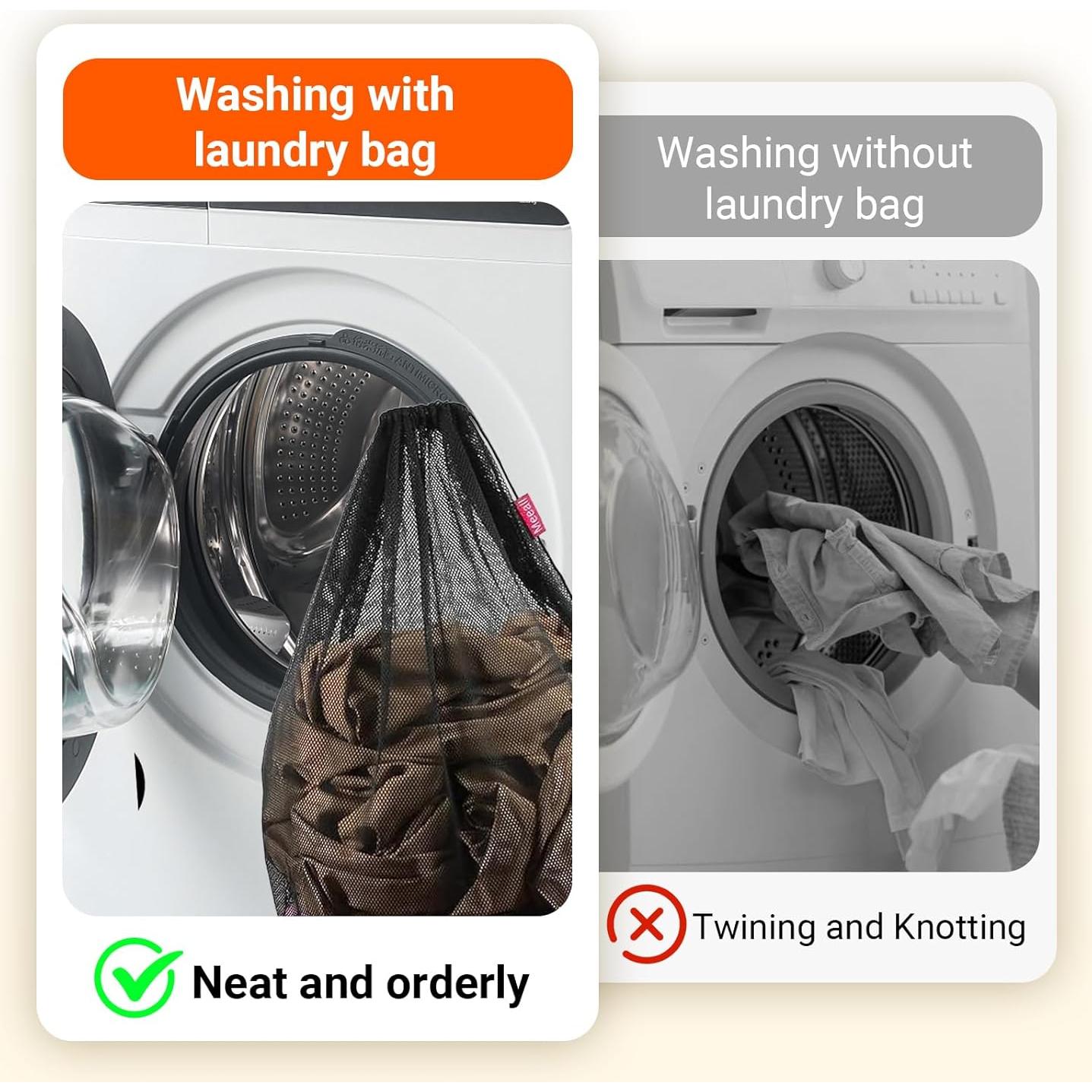 Bolsas de Lavandería de Malla Meeall 58x89 cm - Paquete de 2