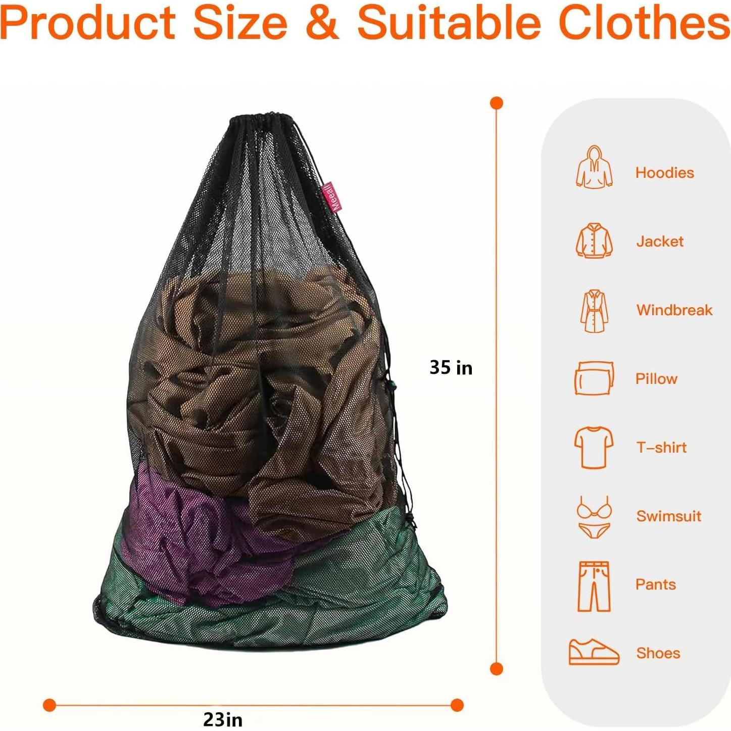 Bolsas de Lavandería de Malla Meeall 58x89 cm - Paquete de 2