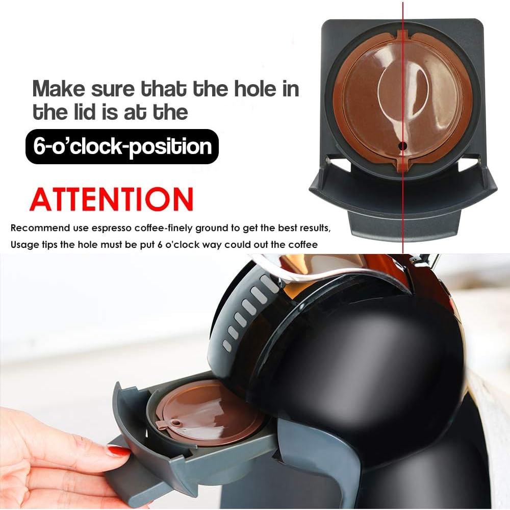 Cápsulas Reutilizables BRBHOM para Nescafé Dolce Gusto - 3 Pcs
