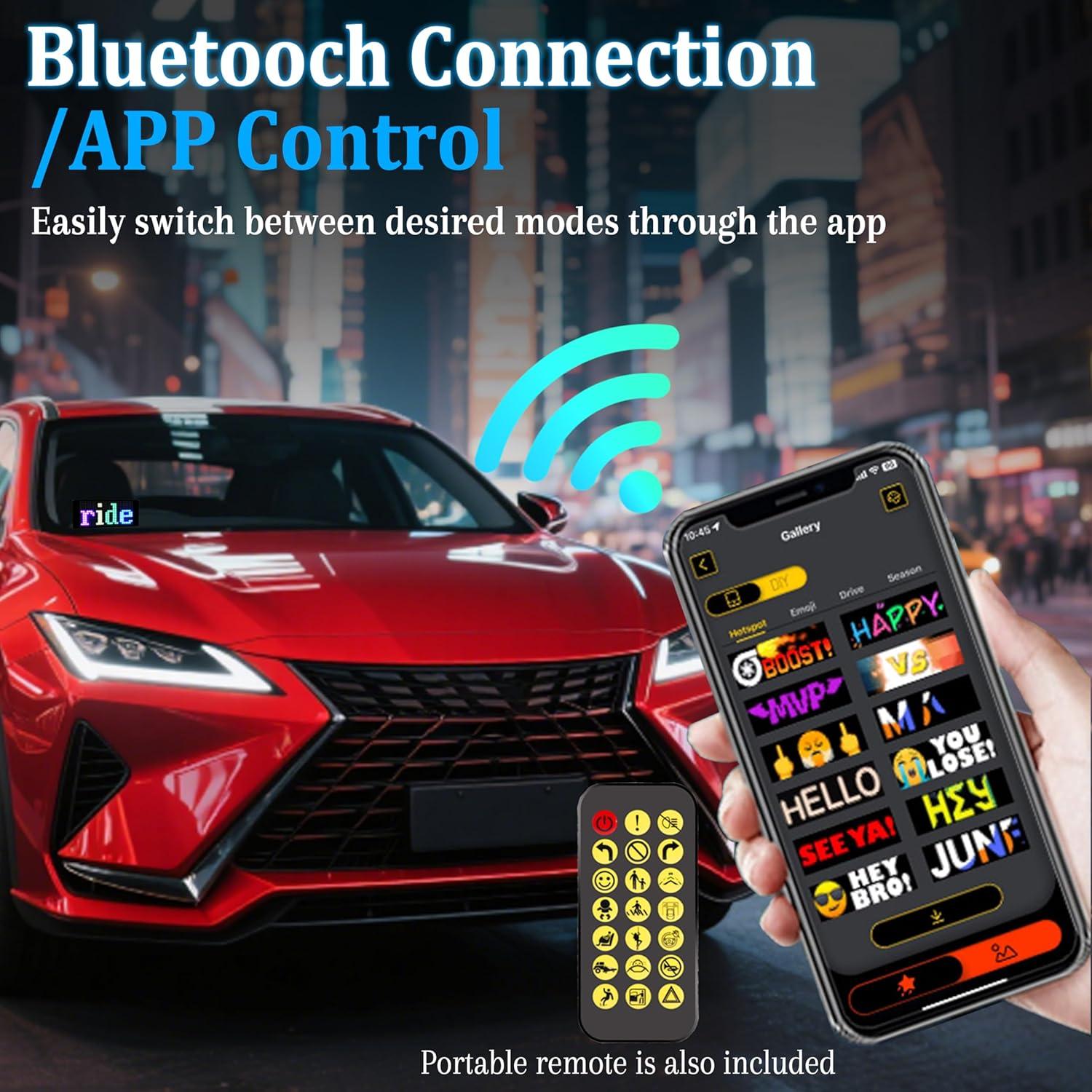 Señal LED Programable DIBMS Ojos Diabólicos 7x17cm RGB