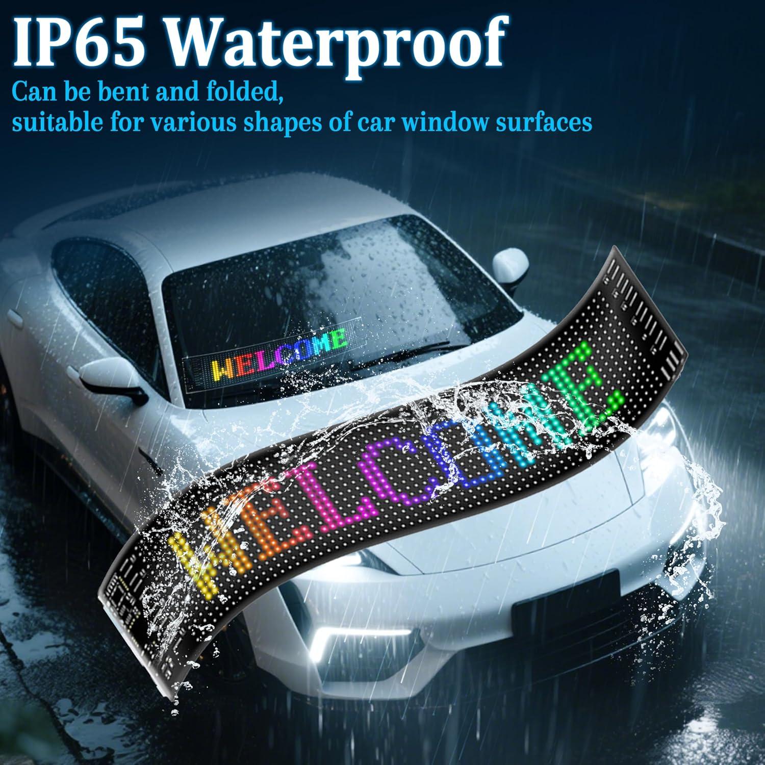 Señal LED Programable DIBMS Ojos Diabólicos 7x17cm RGB